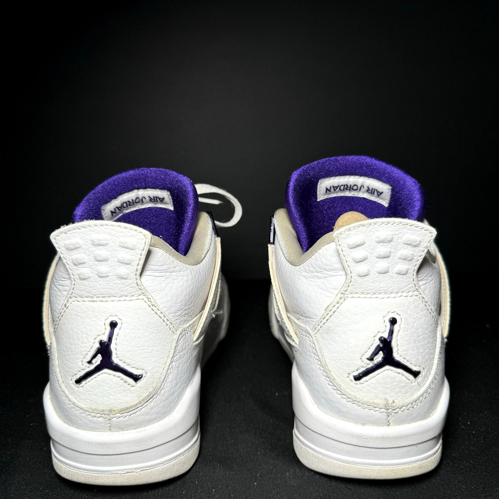 Jordan Brand × Nike Size 6 - Air Jordan 4 Retro GS Purple Metallic Men's Shoes Size US 6 / EU 39 - 5 Thumbnail