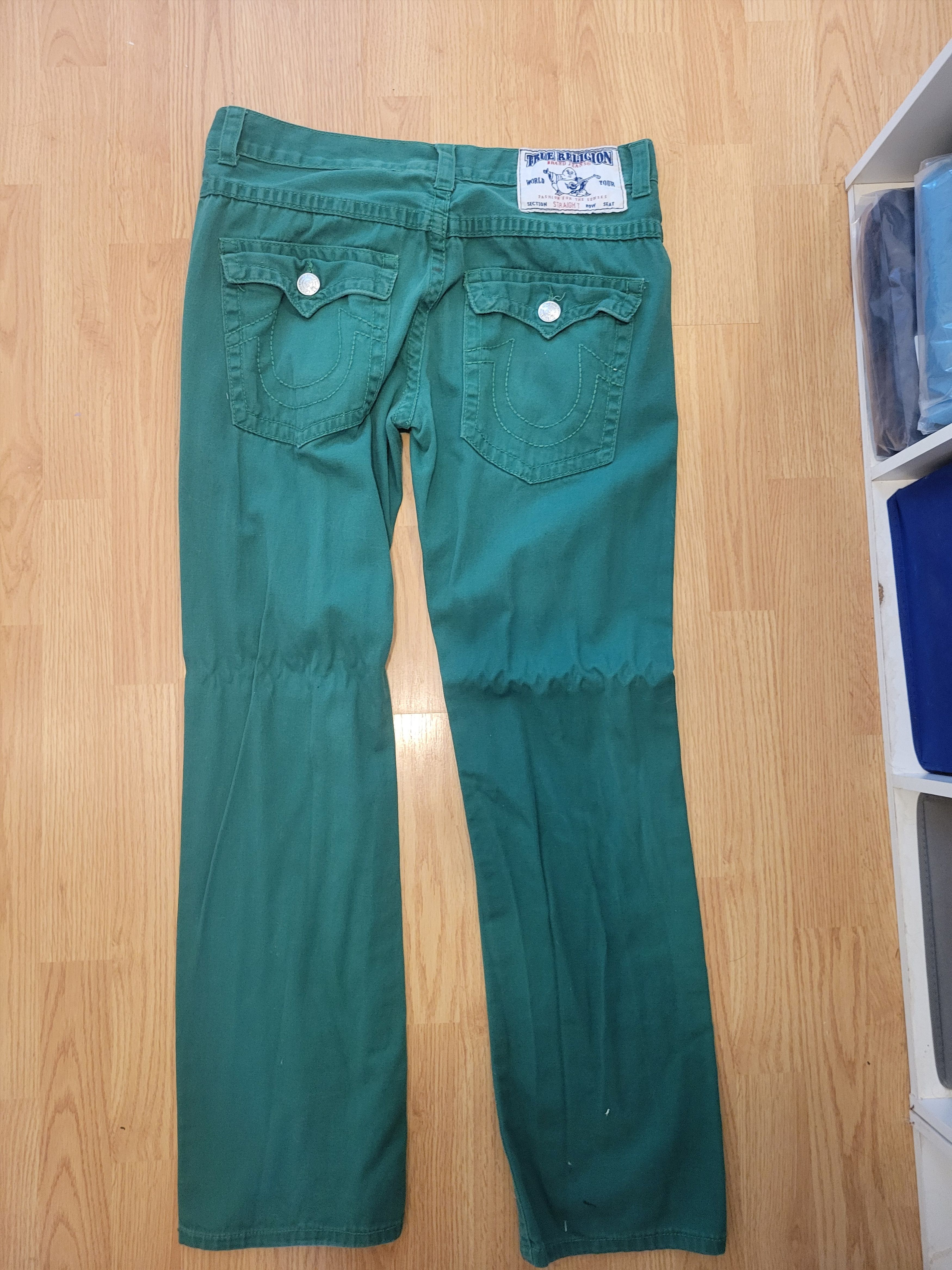 True Religion Green 90's True Religion Jeans Size US 36 / EU 52 - 2 Thumbnail
