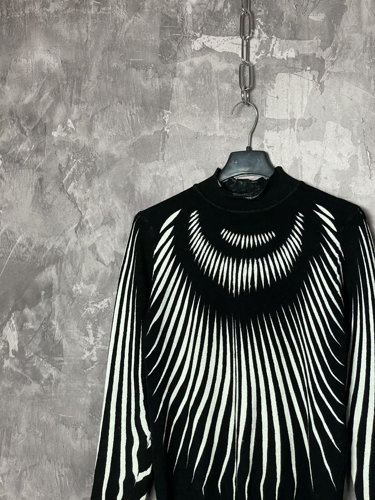 Vintage Vintage Y2K Japanese AFFLICTION Abstract Longsleeve 90 Style Size M / US 6-8 / IT 42-44 - 3 Thumbnail