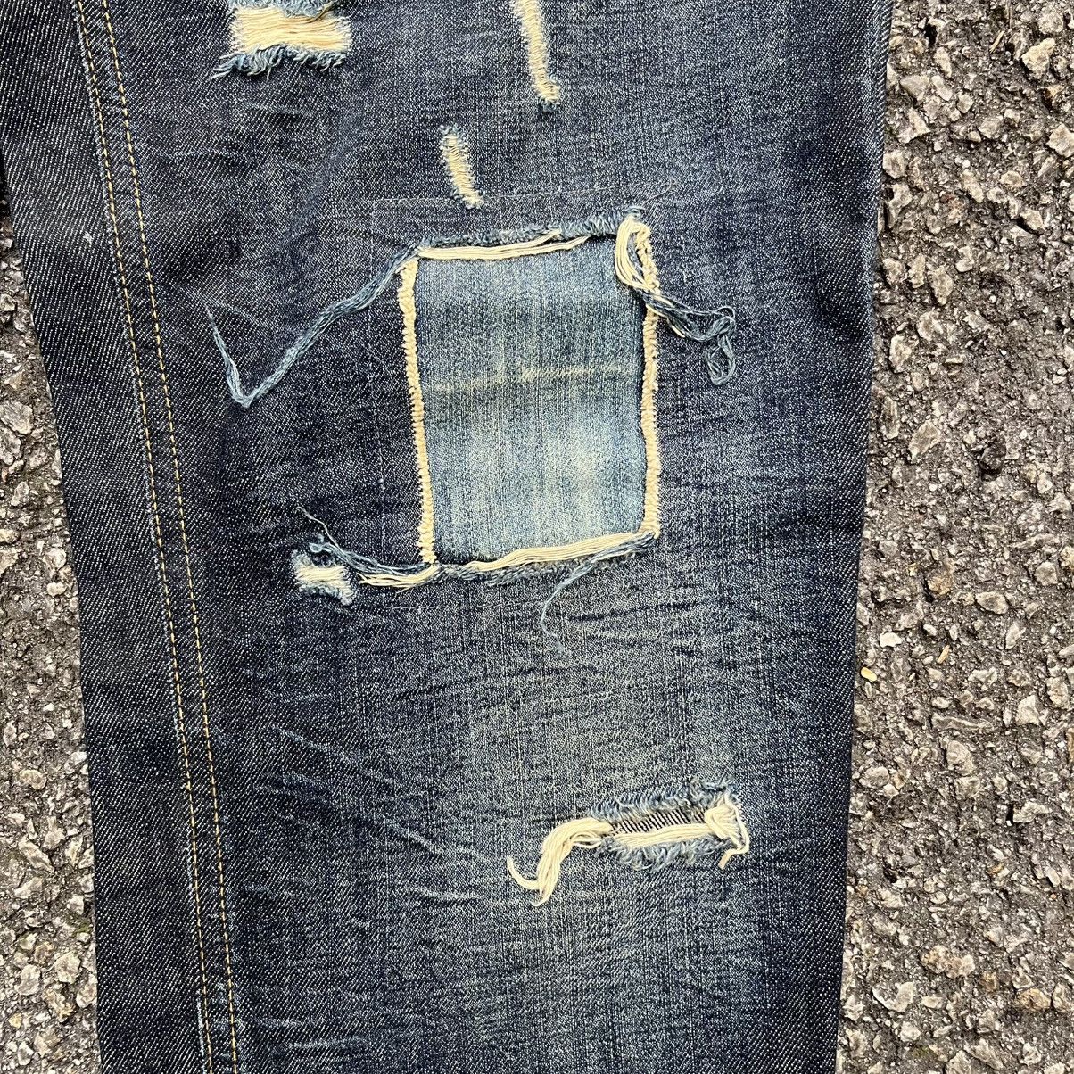 Dolce & Gabbana Y2K Vintage D&G Denim Patches Distressed Jeans Streetwear Size US 34 / EU 50 - 4 Thumbnail