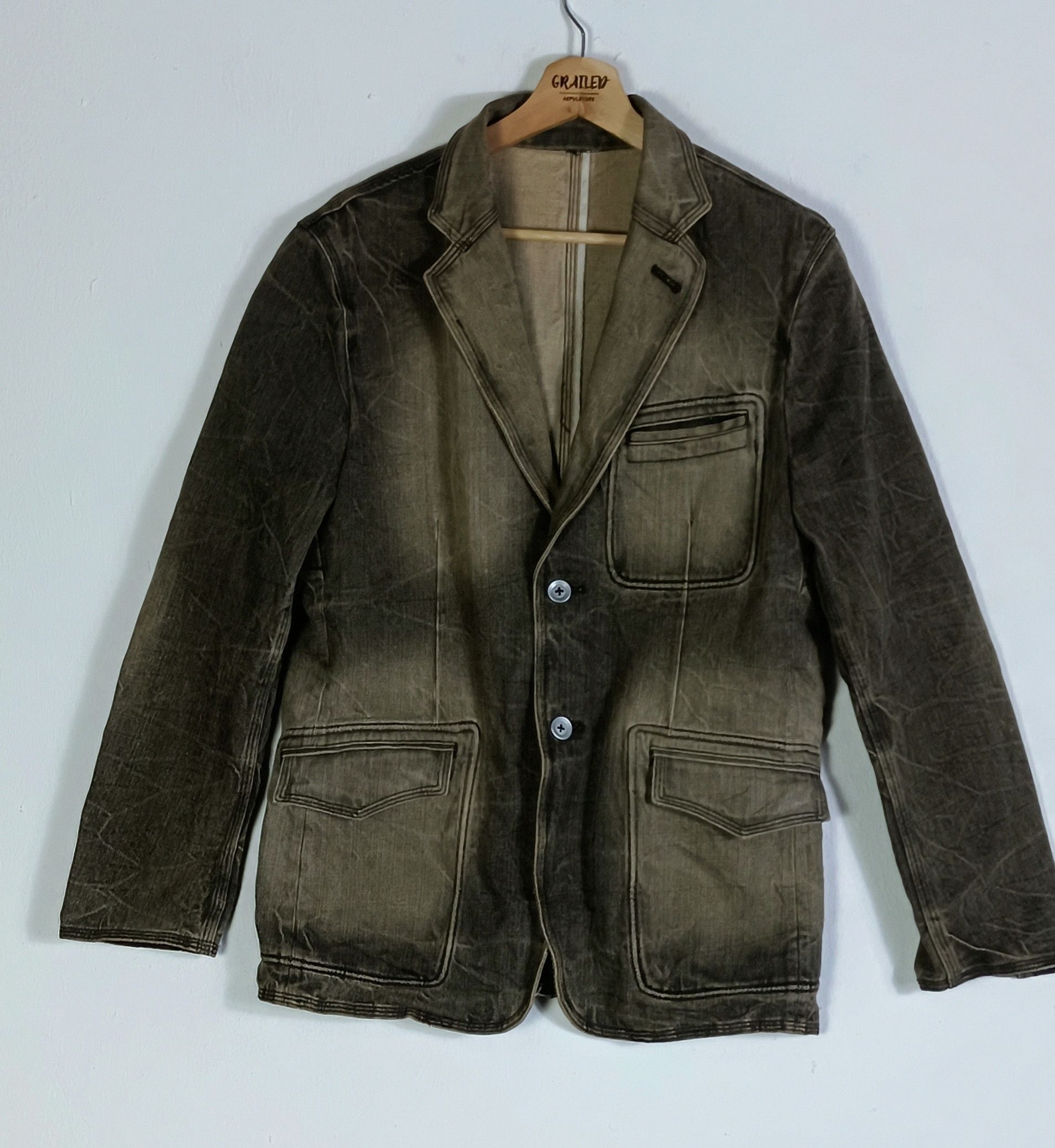 Jun Takahashi Vintage💥 Jun Men by Jun Takahashi Denim Chroe Size US M / EU 48-50 / 2 - 1 Thumbnail