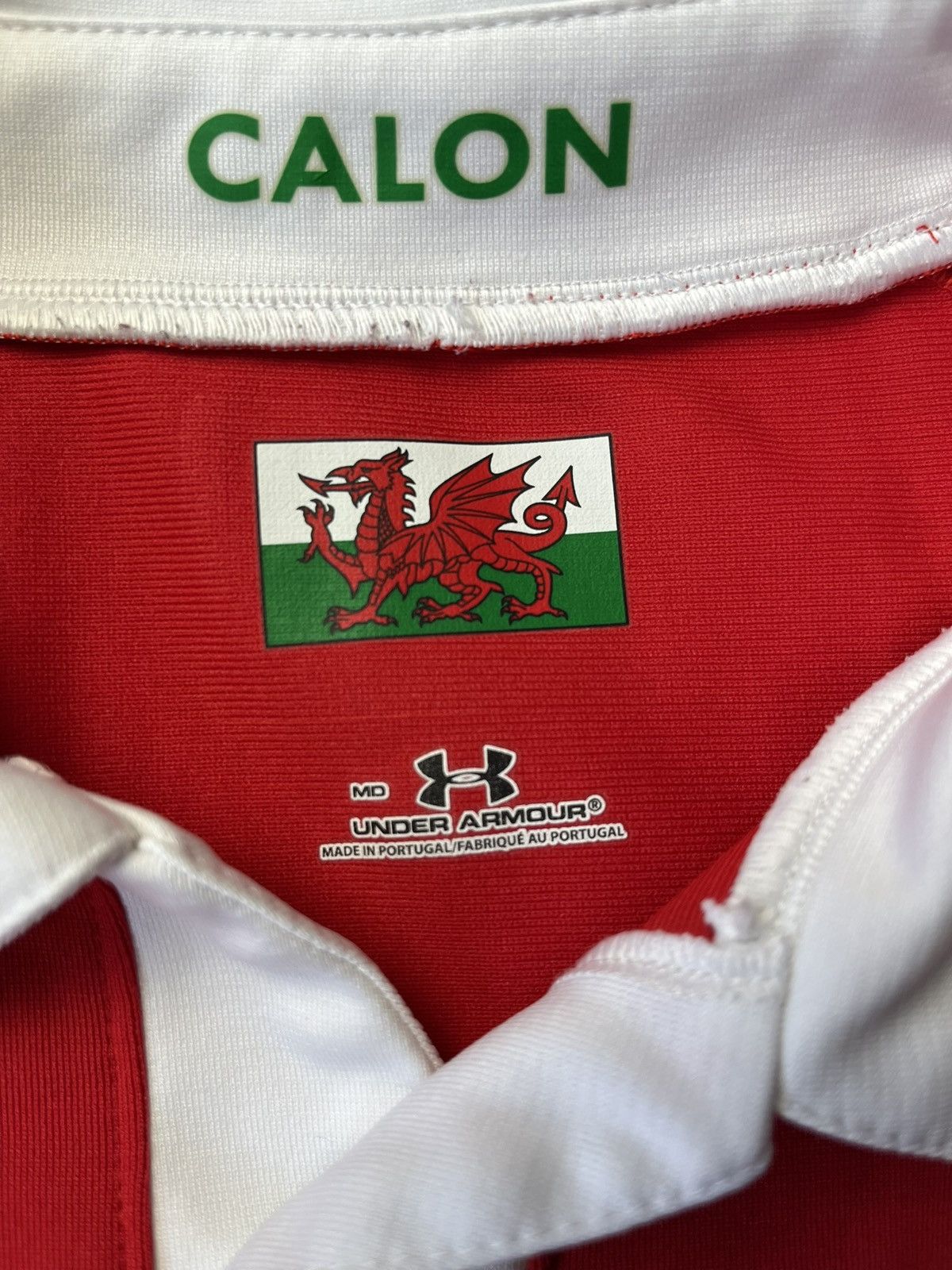 Under Armour Wales Rugby Shirt Under Armour Home Top 2008/09 Jersey Men's Size US L / EU 52-54 / 3 - 9 Thumbnail