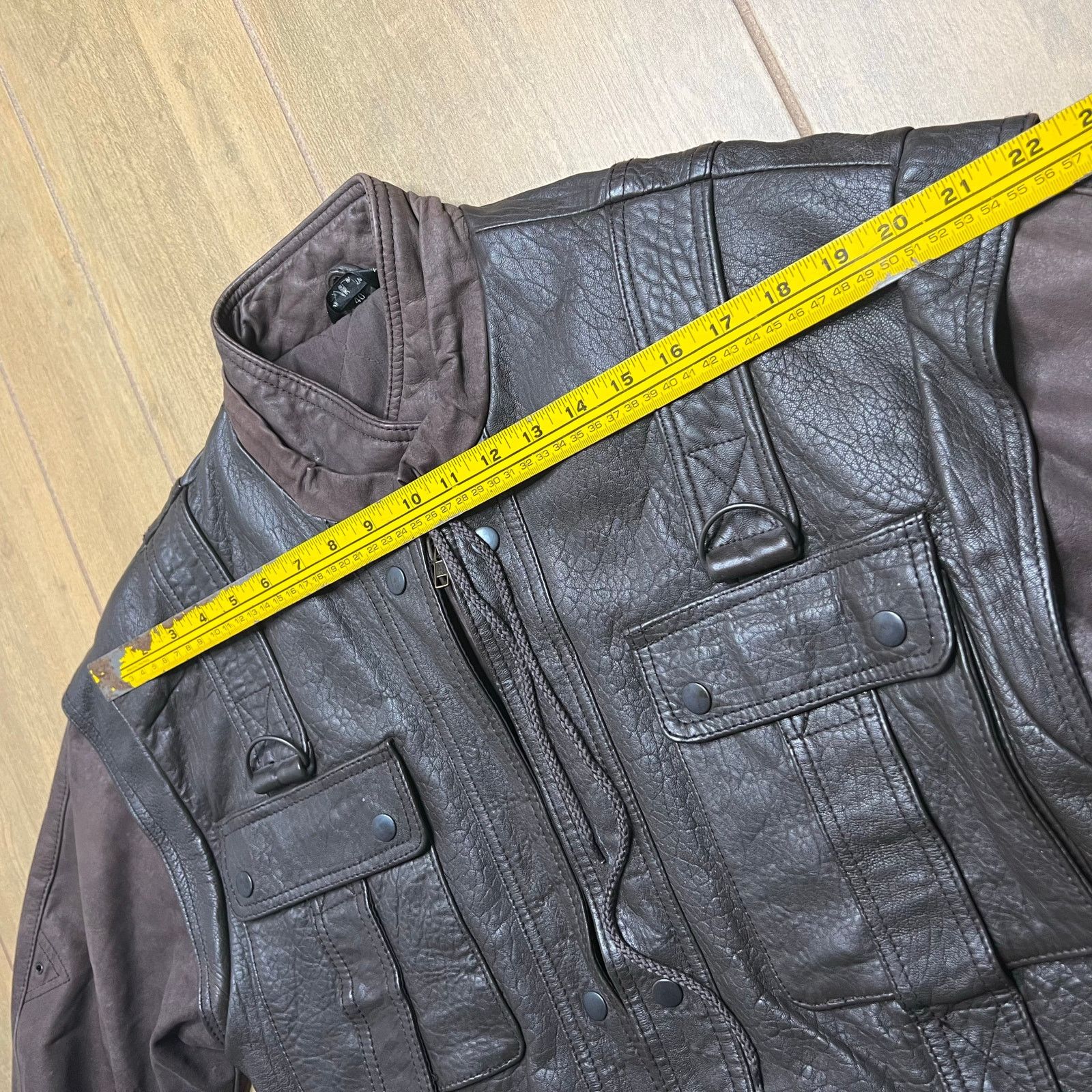Elliott Vintage Elliot Kastle Leather Jacket Brown Aviator Bomber 40 Size US M / EU 48-50 / 2 - 8 Thumbnail