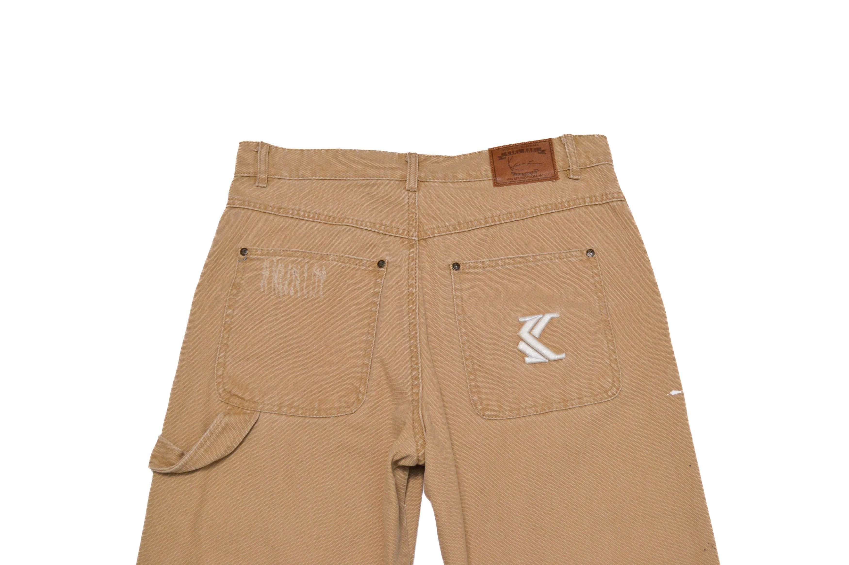 Karl Kani Karl Kani Men’s Carpenter Jeans Denim Brown Pants Size US 32 / EU 48 - 9 Thumbnail