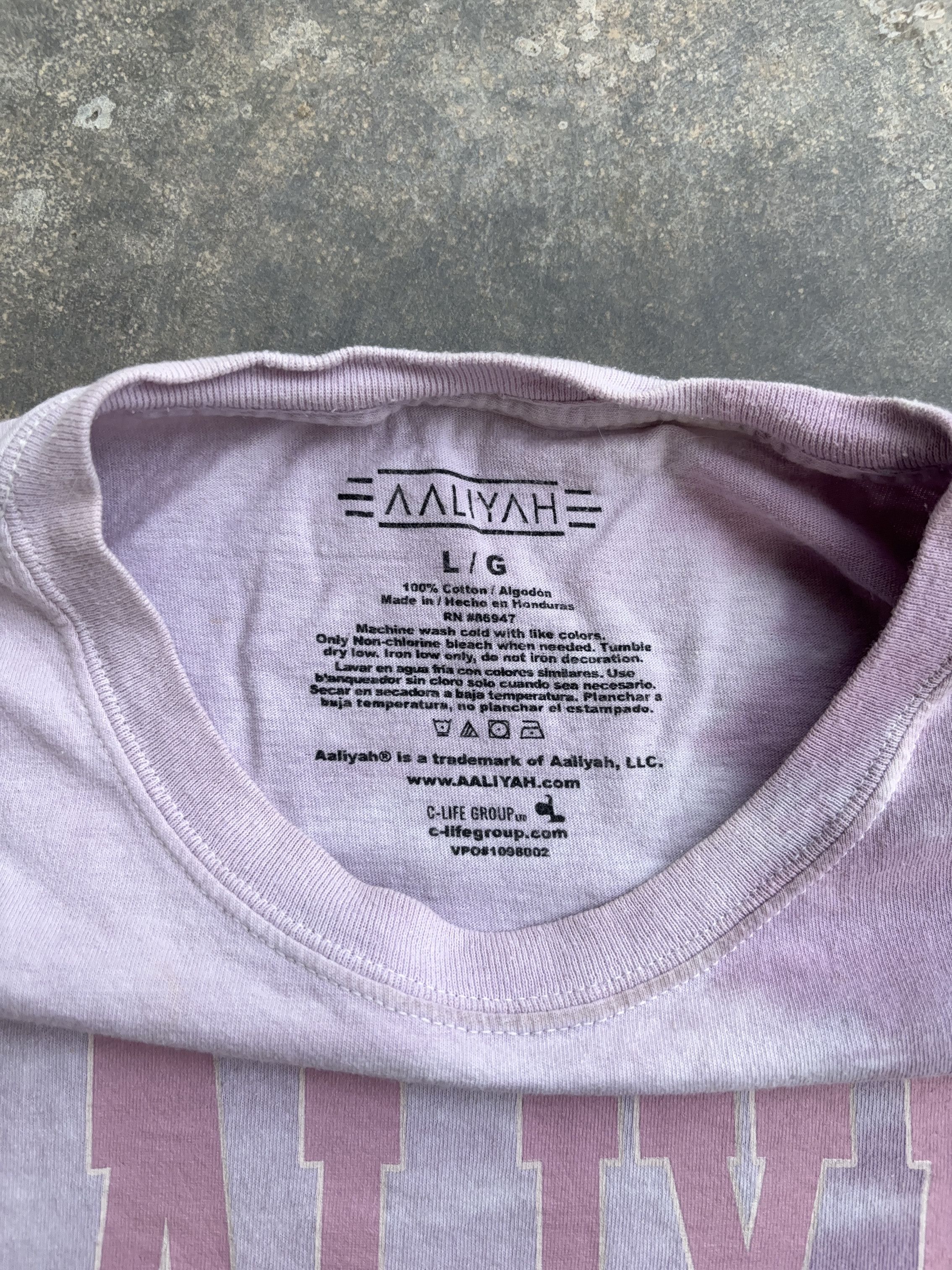 Other Aaliyah Princess Of R&B Purple Vintage Tie Dye T-Shirt Size US L / EU 52-54 / 3 - 7 Thumbnail