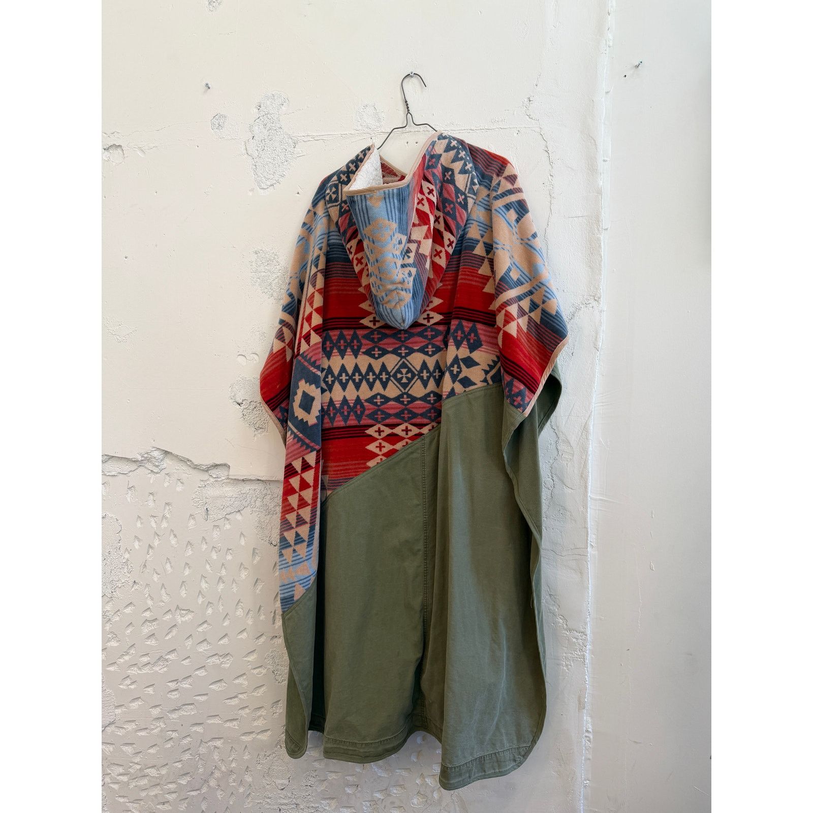 Greg Lauren Greg Lauren SAMPLE Pendleton Tent Split Hooded Poncho Size US L / EU 52-54 / 3 - 2 Thumbnail