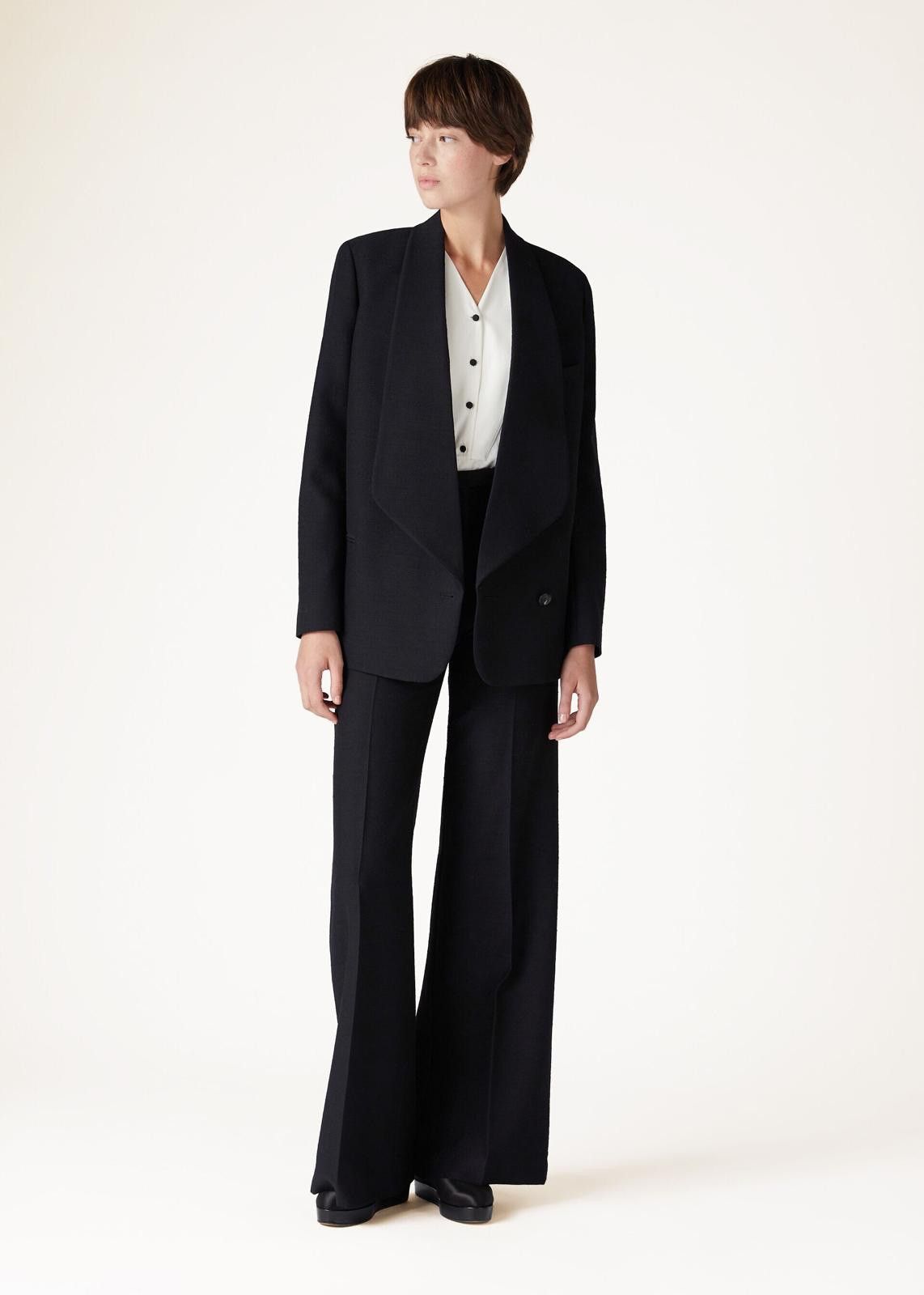 Loro Piana o1srvl11e0425 FAN9783 Emmit Trouser in Black Size 30" / US 8 / IT 44 - 6 Thumbnail