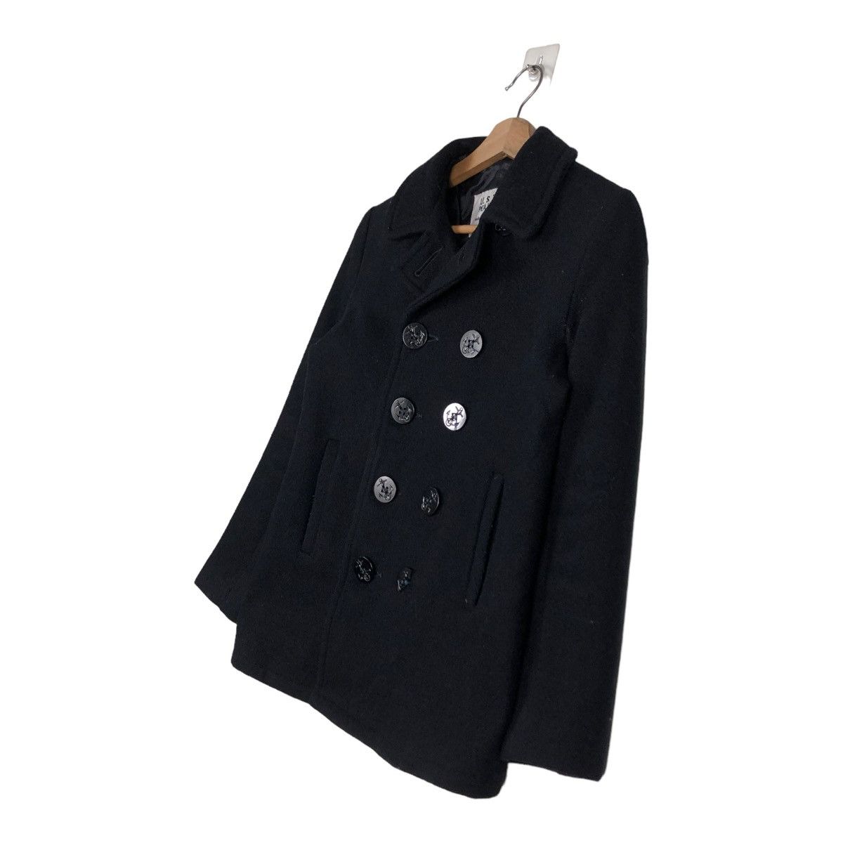 Schott 🔥DOUBLE BREAST WOOL PEA JACKET US 740N SCHOTT USA Size US S / EU 44-46 / 1 - 2 Thumbnail