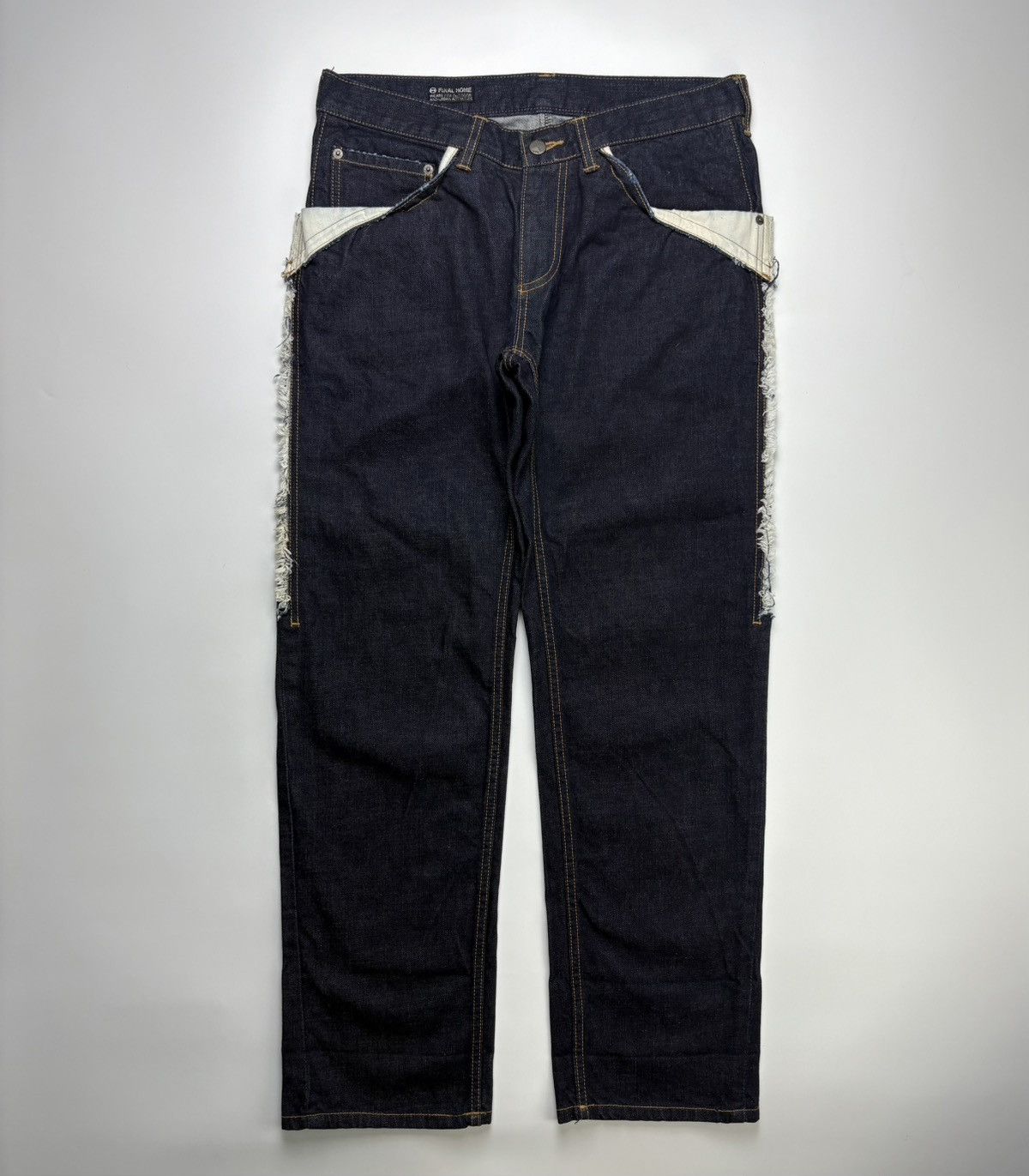 Final Home 14oz Final Home Frayed Jeans Size US 32 / EU 48 - 1 Thumbnail
