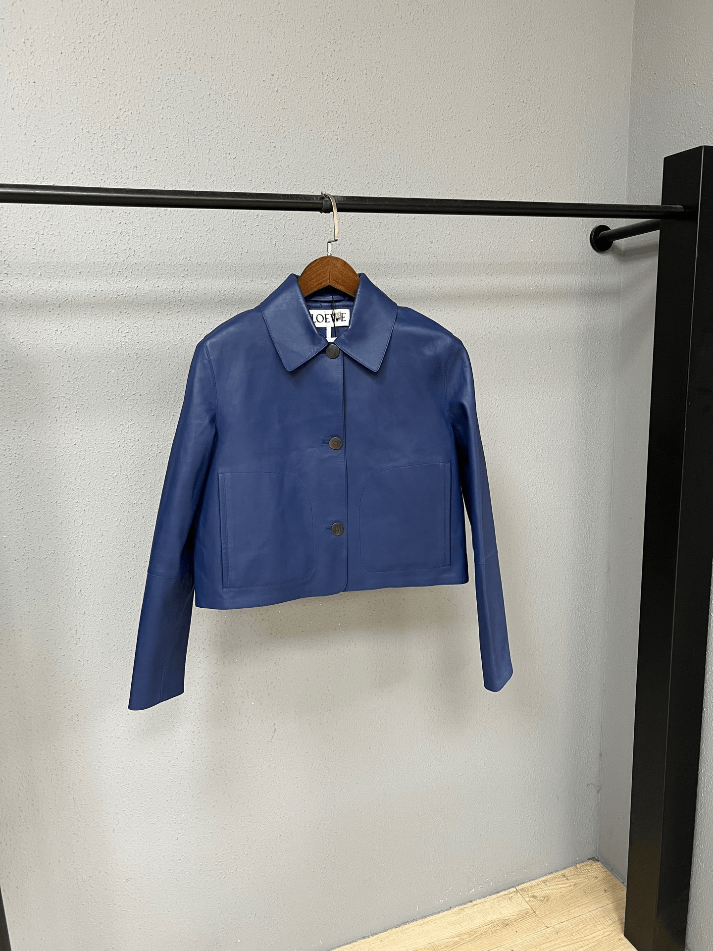 Loewe Loewe Leather Blue Light Jacket m Men Size US M / EU 48-50 / 2 - 1 Thumbnail