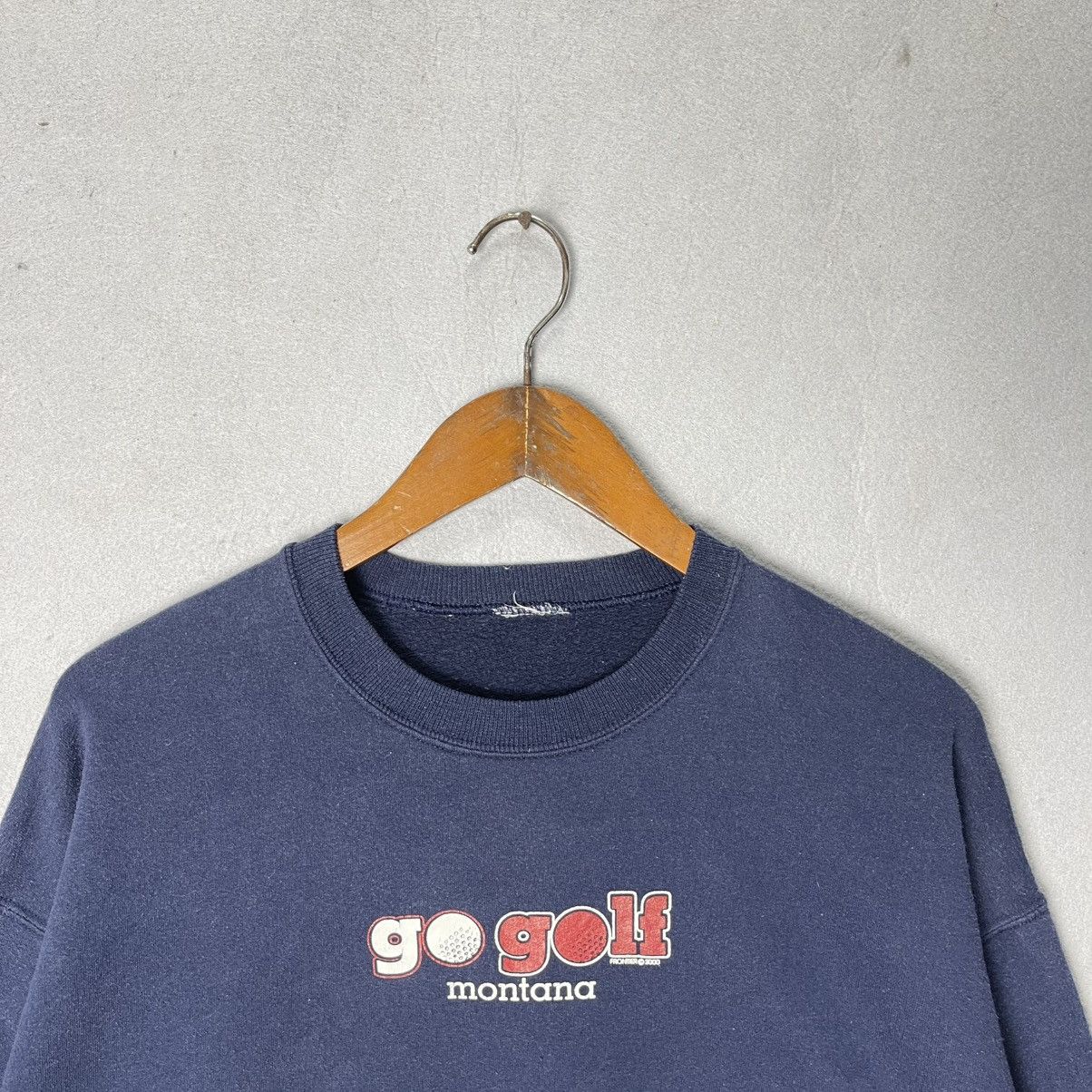 Vintage Vintage Go Golf Montana Crewneck Sweatshirt Size US L / EU 52-54 / 3 - 2 Thumbnail