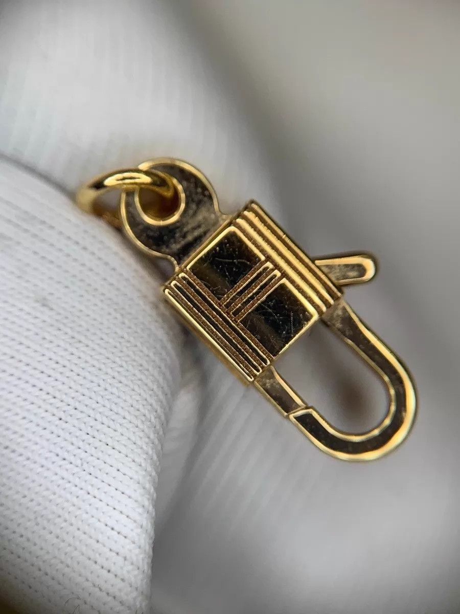 Hermes Hermès 2022 Rose Gold BK Full Diamond Necklace w/ Box & Card Size ONE SIZE - 7 Thumbnail