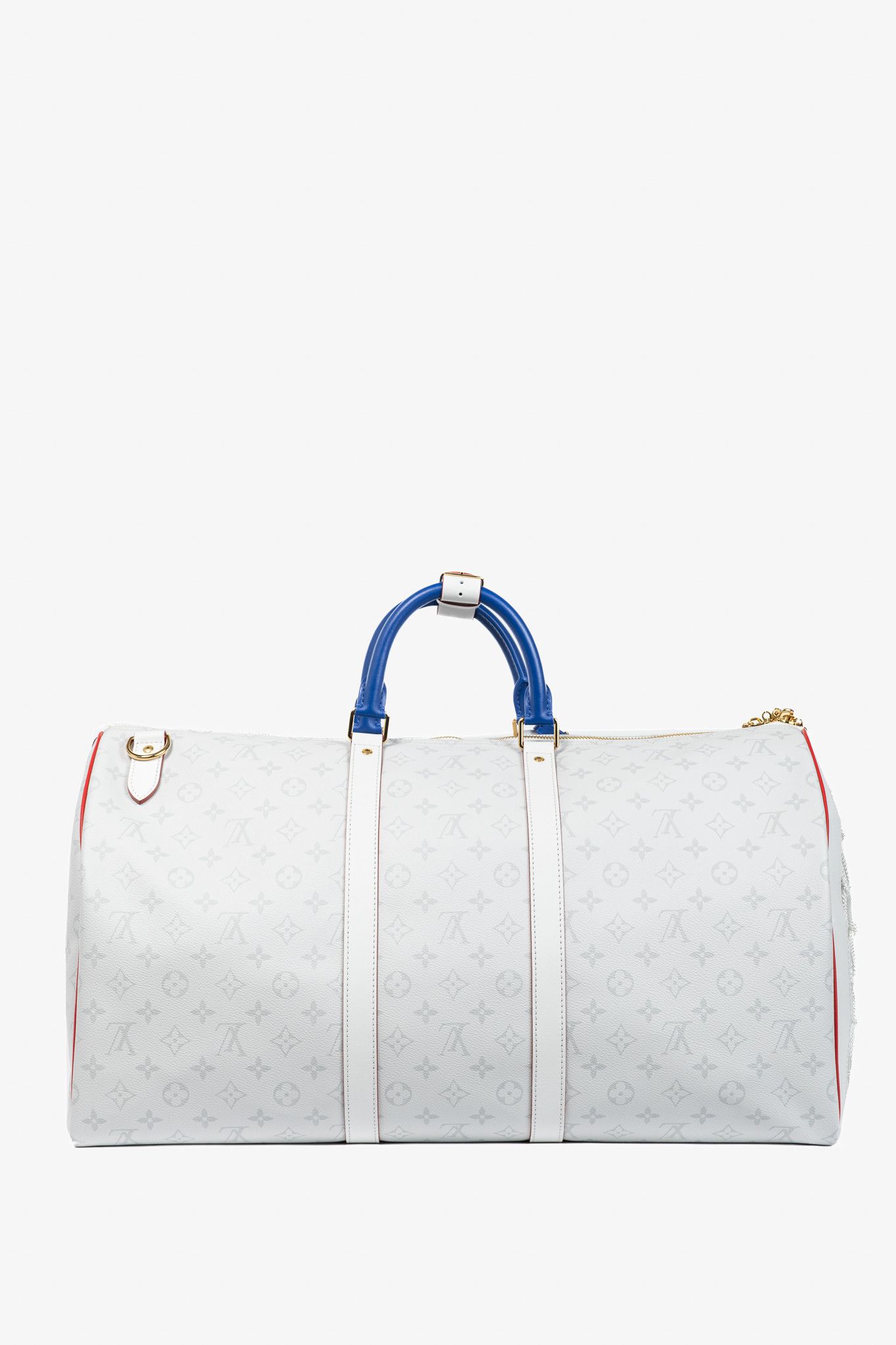 Louis Vuitton × NBA Louis Vuitton Keepall 55 Bandouliere Basketball Monogram Bag Size ONE SIZE - 4 Thumbnail