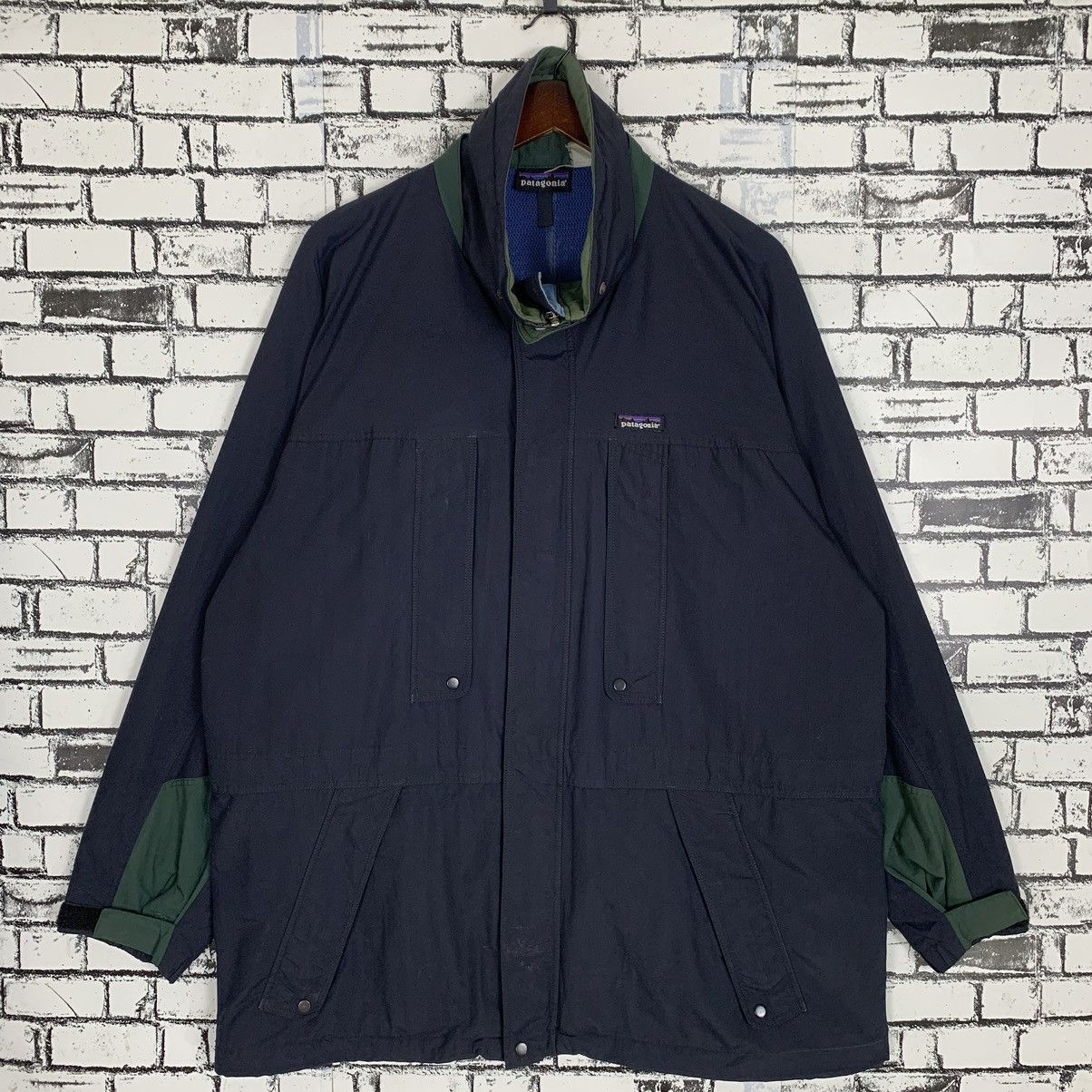 Patagonia × Vintage Patagonia Outdoor Clothing Winter Jacket Windbreaker Size US L / EU 52-54 / 3 - 1 Thumbnail