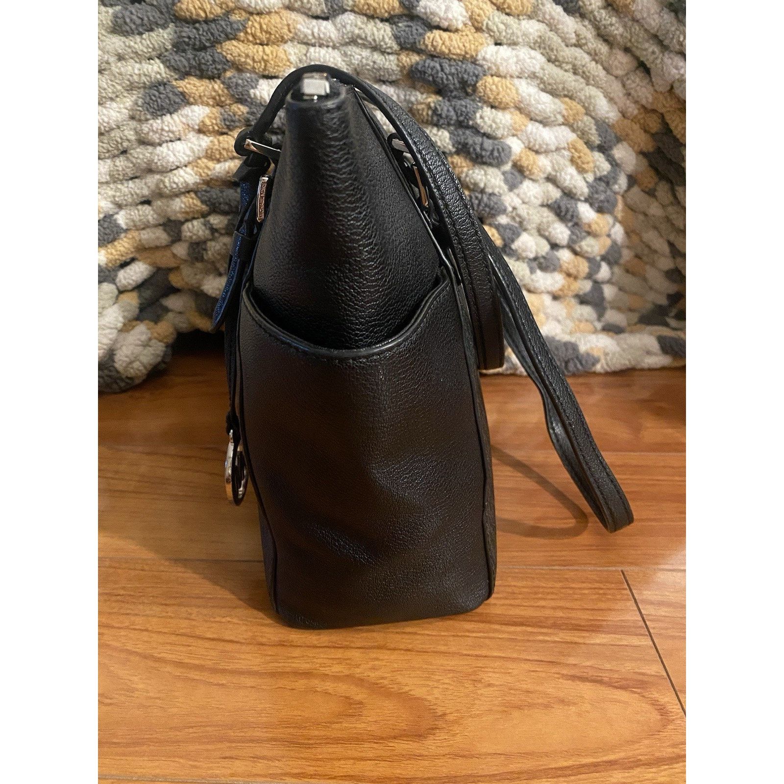 Michael Kors Michael Kors Jet Set Signature Shoulder Bag Blk Size ONE SIZE - 5 Thumbnail