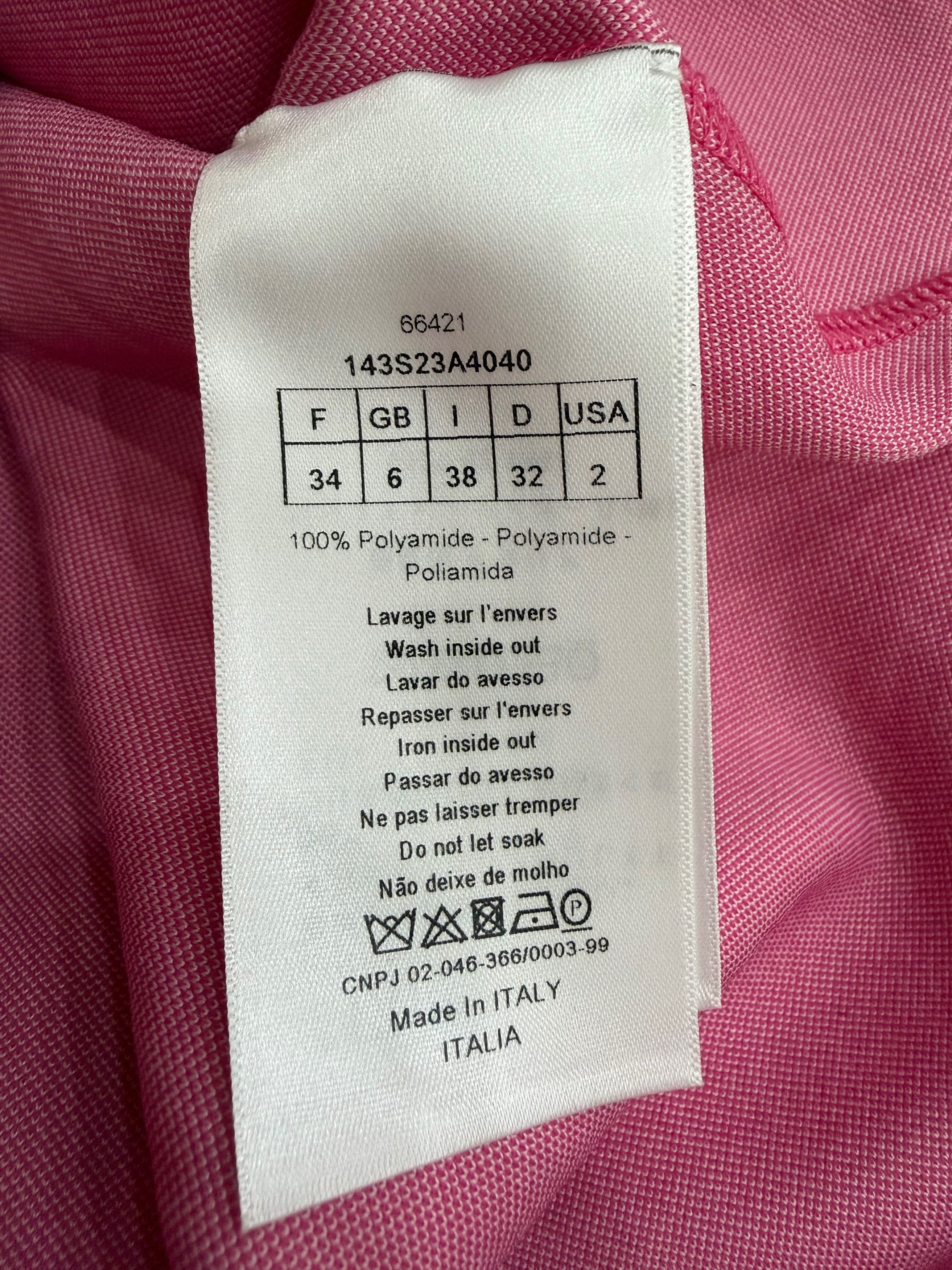 Dior Dior Jacquard Oblique Logo Top Short Sleeve Zipper Shirt 34 Size XXS / US 00 / IT 34 - 22 Thumbnail