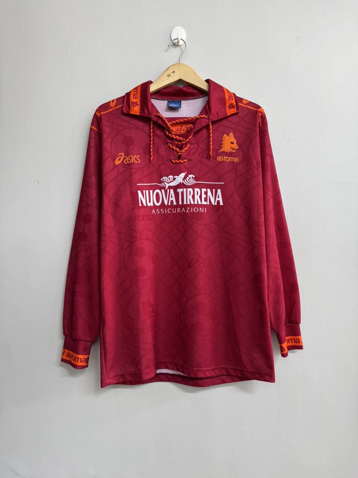 Asics AS ROMA HOME 1994 JERSEY LONGSLEEVE BY ASICS 🔥RARE🔥 Size US M / EU 48-50 / 2 - 1 Thumbnail
