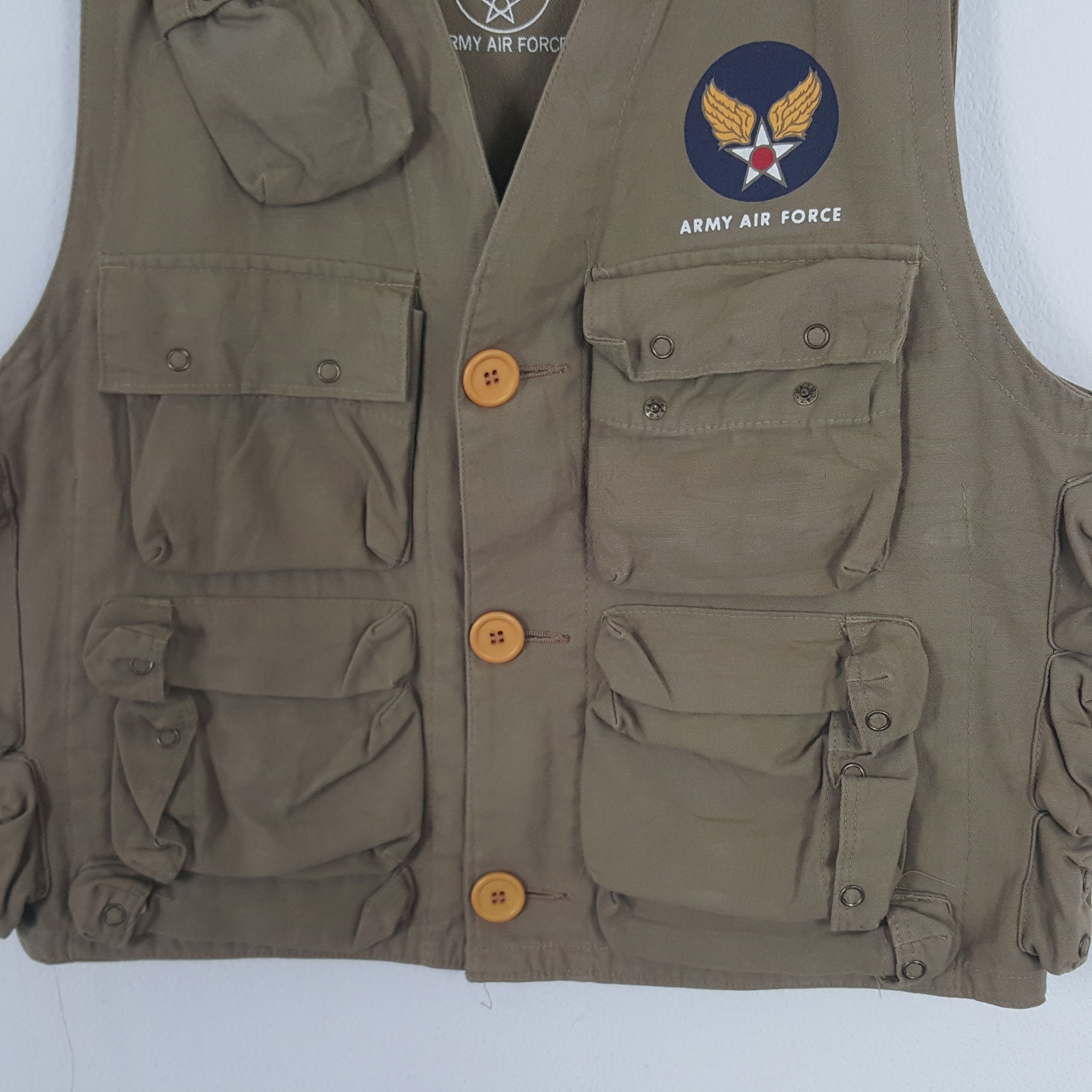 Vintage Vintage Army Air Force American Tactical Style Jacket Size US M / EU 48-50 / 2 - 2 Thumbnail