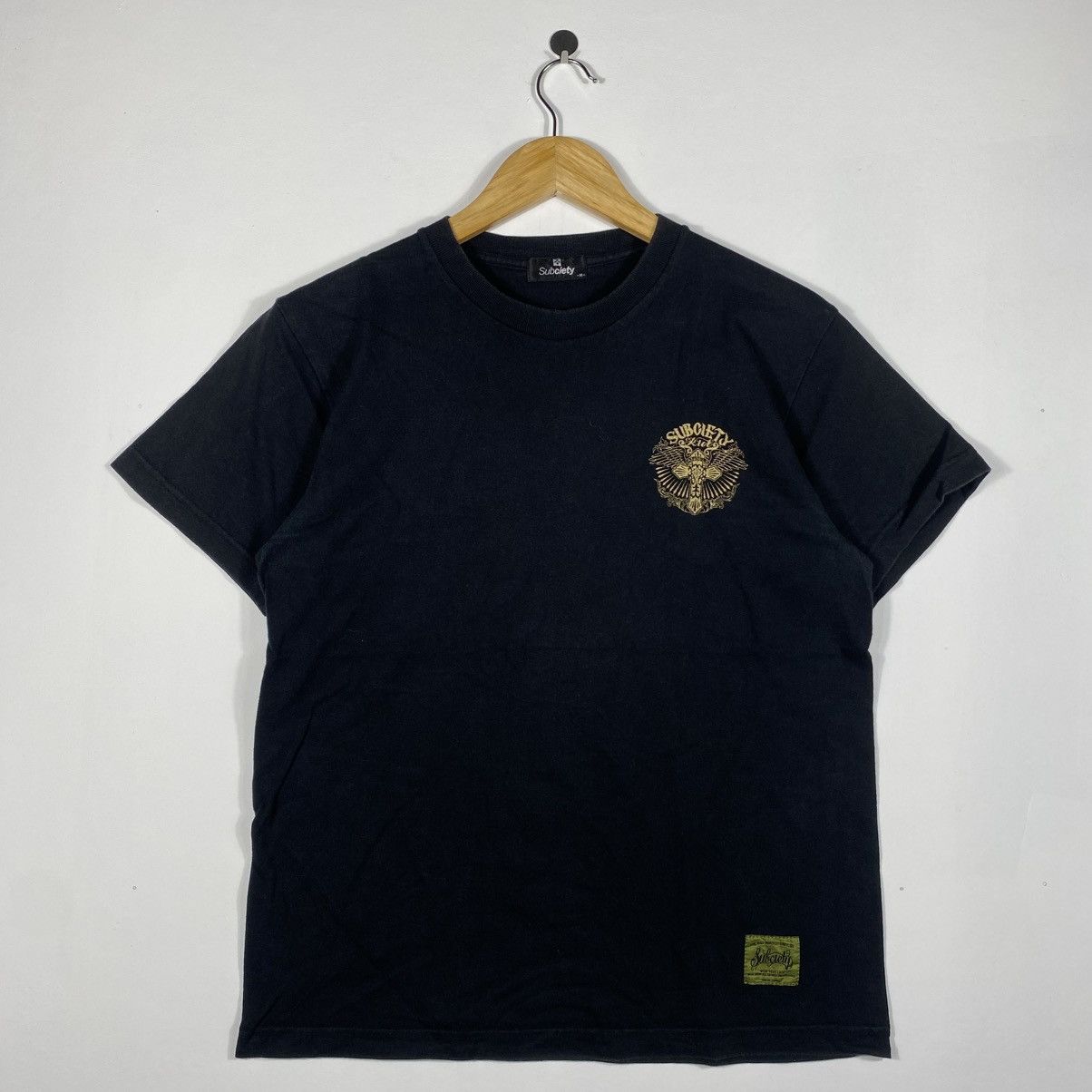 Japanese Brand Japanese Streetwear SUBCIETY Riot Angels Graphic Tee Shirt Size US M / EU 48-50 / 2 - 2 Thumbnail