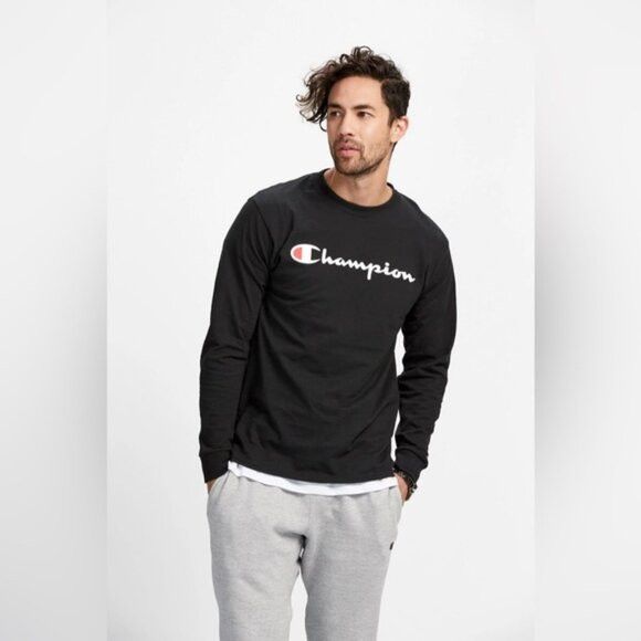 Champion Champion Long Sleeve Shirt – Size M – Cotton Size US M / EU 48-50 / 2 - 1 Thumbnail