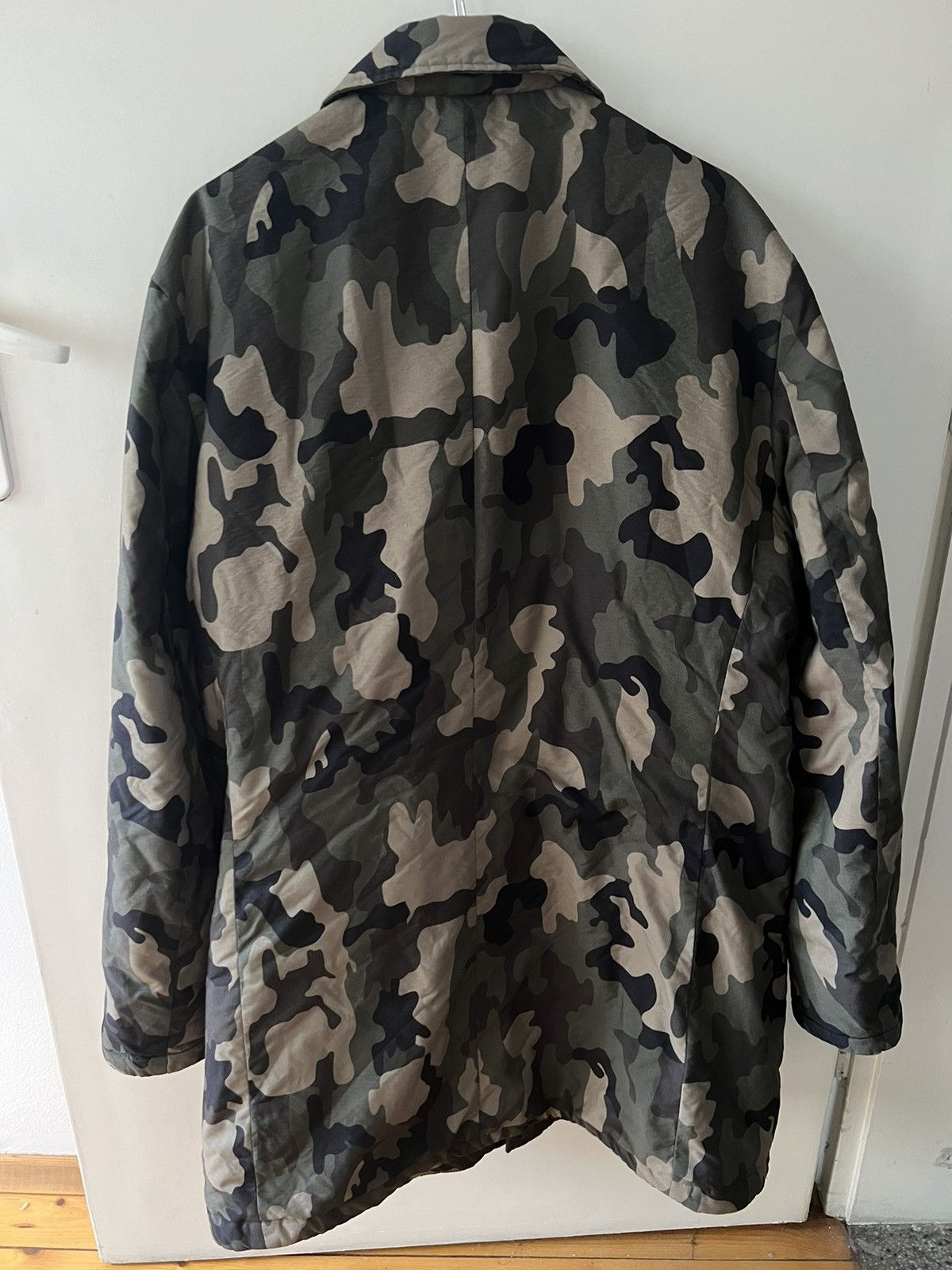 Kiton KIRED by Kiton Down Coat Khaki Camouflage Insulated Jacket Size US XL / EU 56 / 4 - 10 Thumbnail