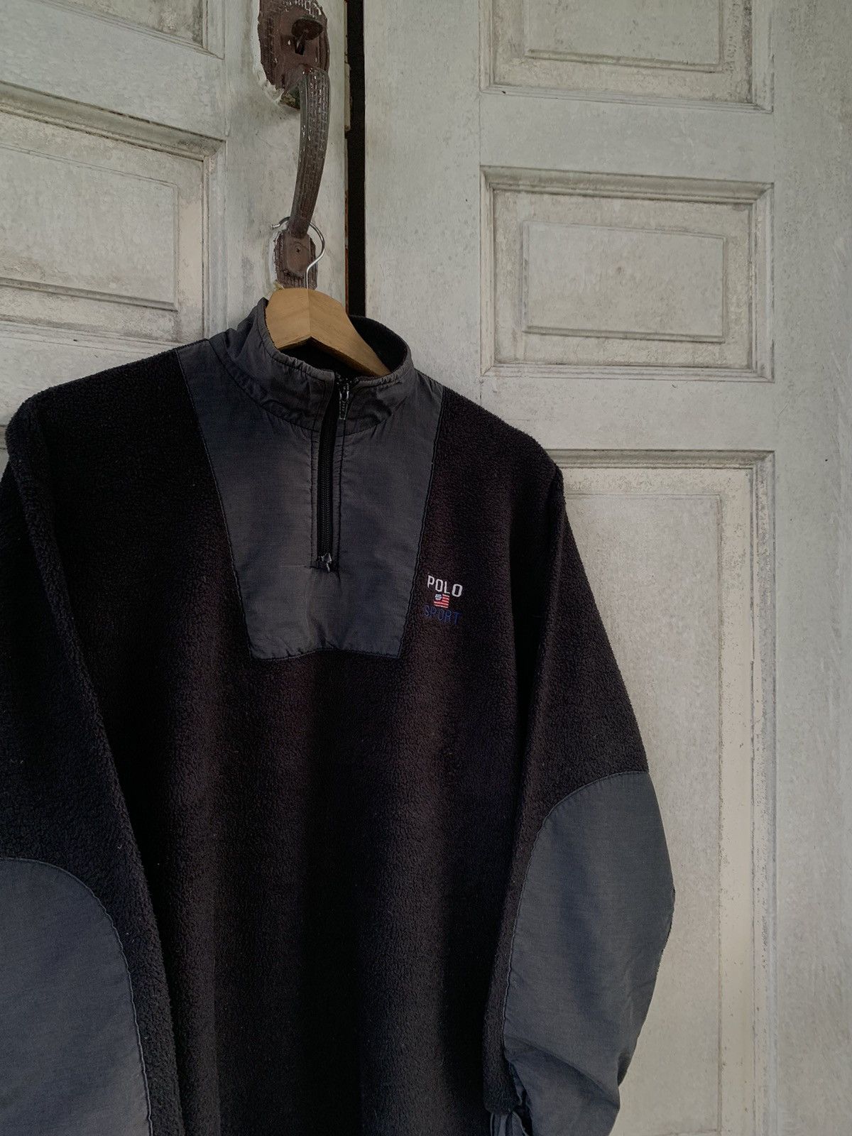 Polo Ralph Lauren Vintage Polo Sport Ralph Lauren Half Zip Sherpa Size US L / EU 52-54 / 3 - 3 Thumbnail