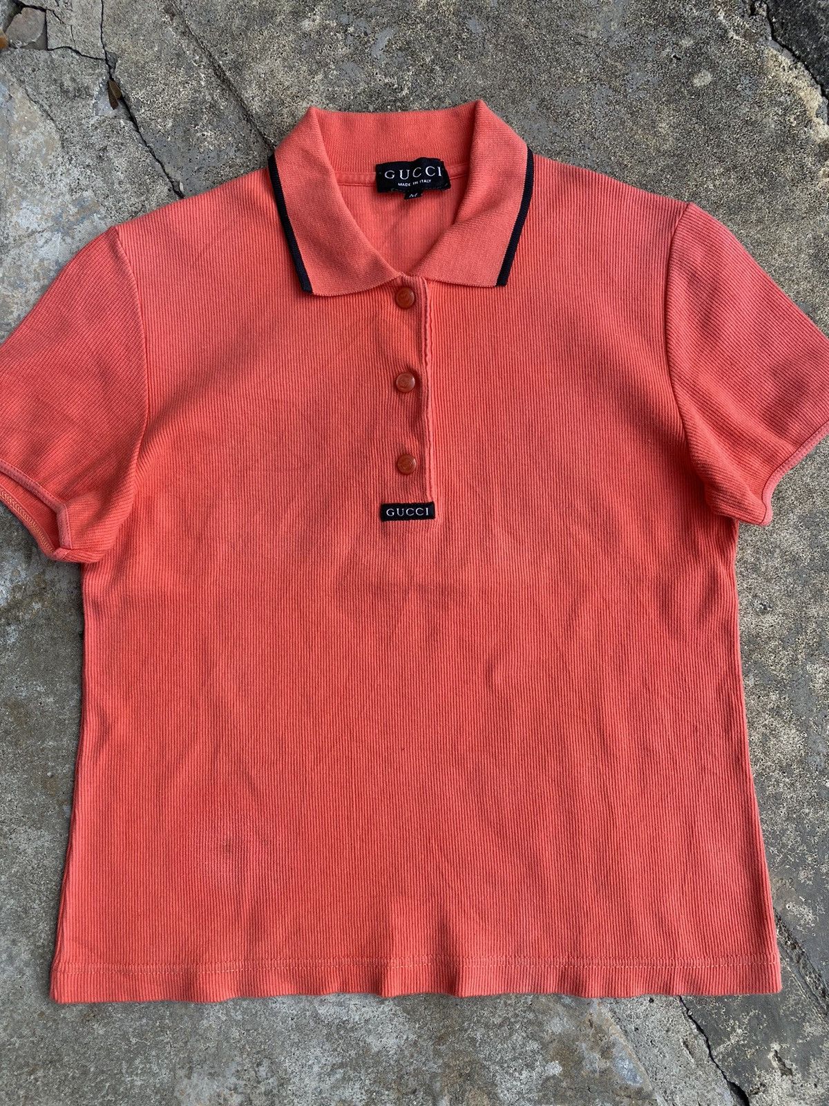 Vintage Vintage Gucci Polos Shirt Size M / US 6-8 / IT 42-44 - 3 Thumbnail