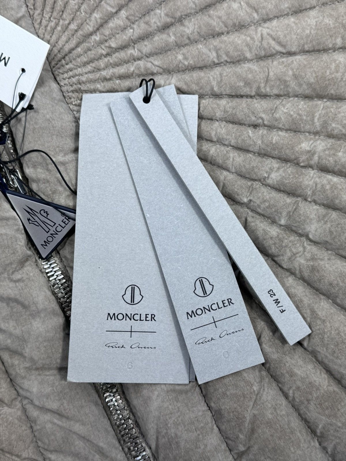 Moncler × Rick Owens PUFFER ZIP UP JACKET Size US XL / EU 56 / 4 - 8 Thumbnail