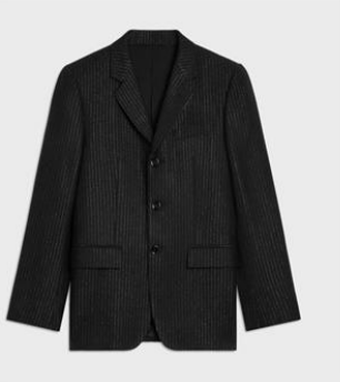Celine o1w1db10526 2V90V4 Carnaby Jacket in Black Size US XL / EU 56 / 4 - 1 Thumbnail