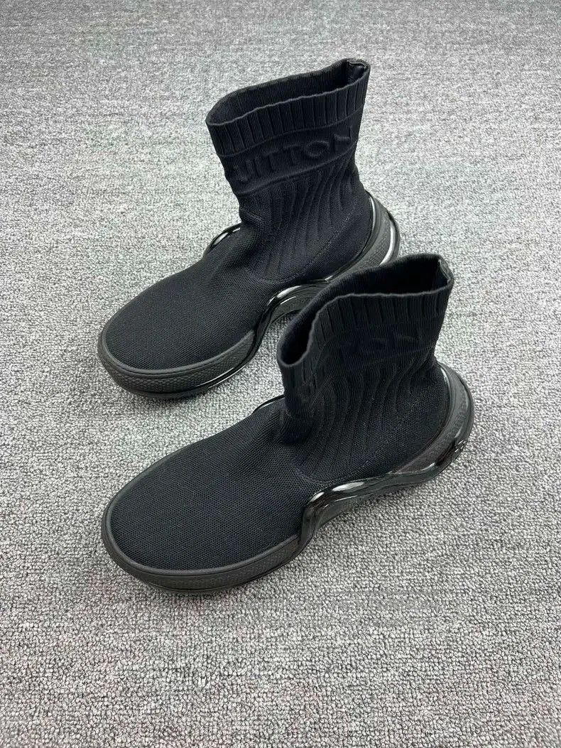 Louis Vuitton Louis Vuitton Black Sock Sneakers. Size US 7.5 / EU 40-41 - 1 Thumbnail