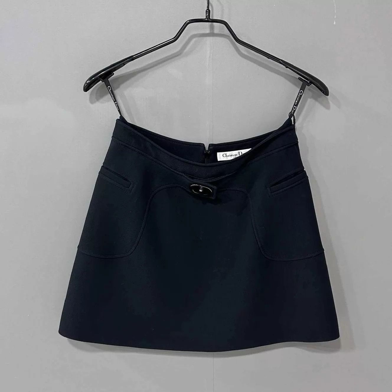 Dior Dior CD buckle black women's skirt Size 26" / US 2 / IT 38 - 2 Thumbnail