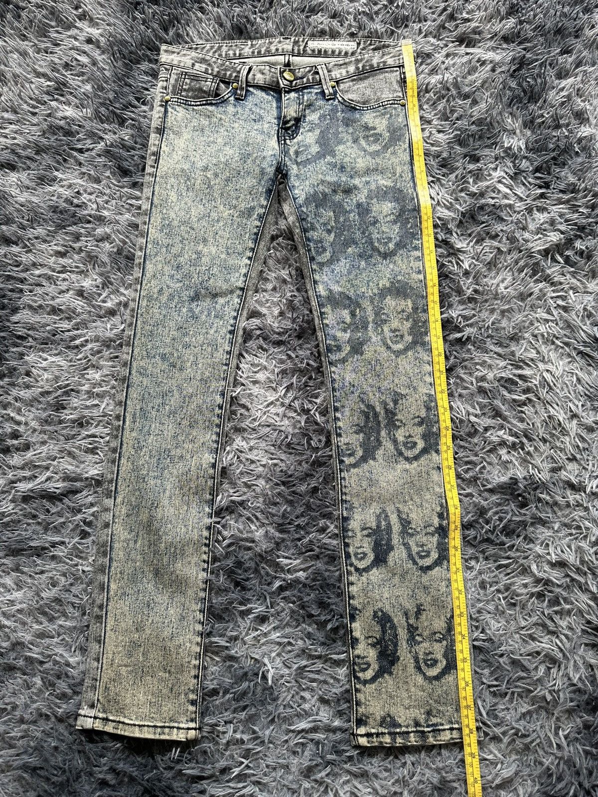 If Six Was Nine 00's Cocablue trompe loeil '' Monroe '' jeans Size US 30 / EU 46 - 11 Thumbnail