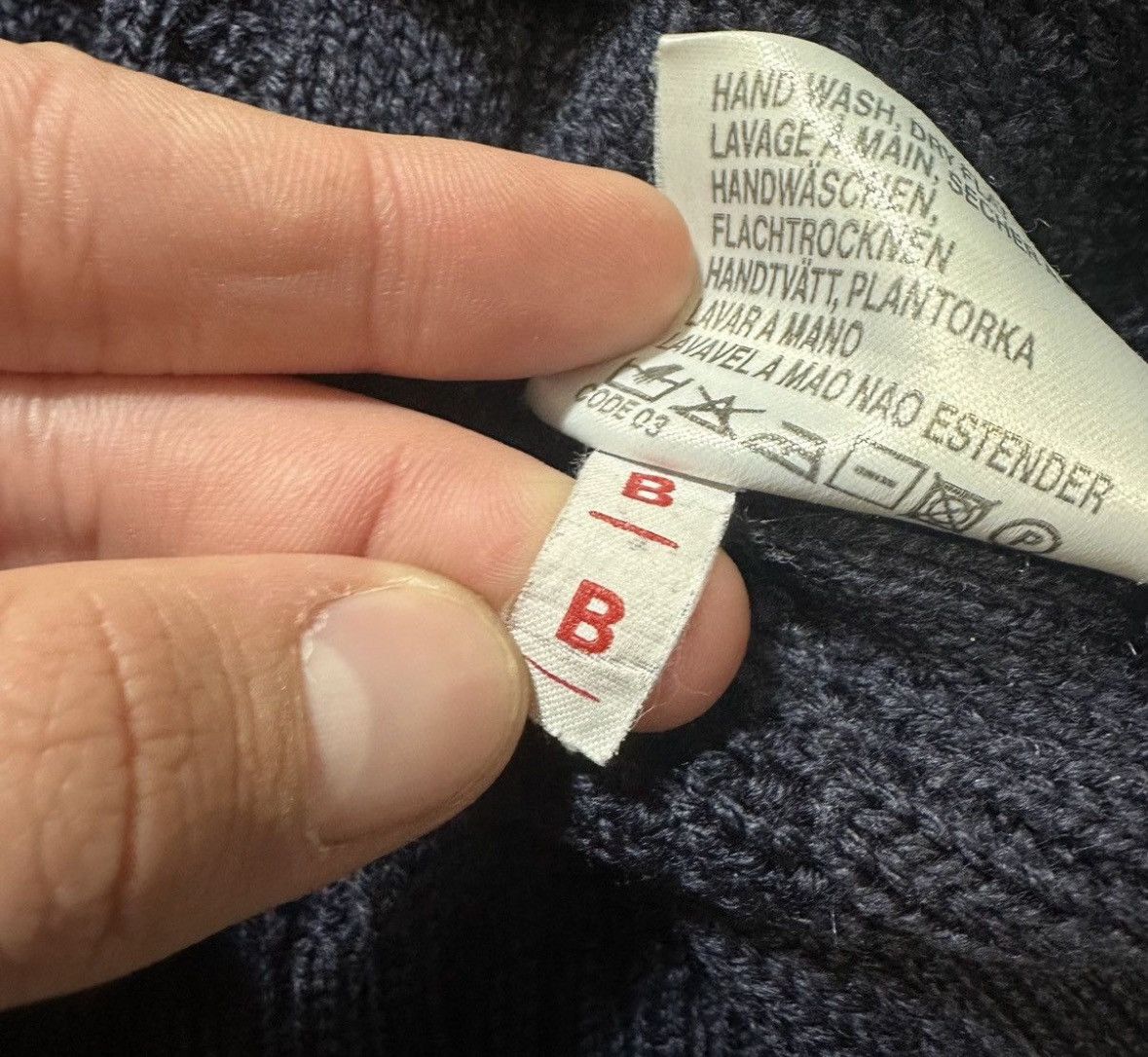 Burberry × Vintage Unique Vintage 90’s burberrys knitted sweater big logo Size US M / EU 48-50 / 2 - 8 Thumbnail