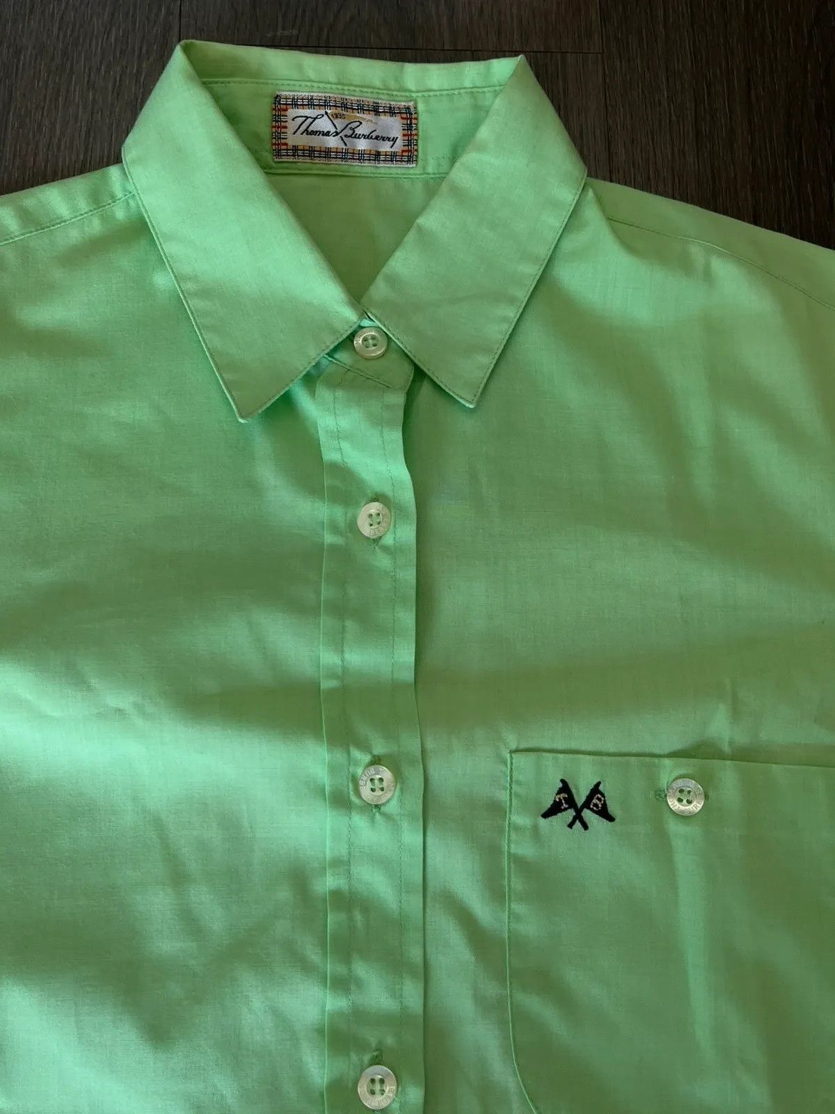 Burberry Thomas Burberry Sz P / S Short Shirt 2000s Size S / US 4 / IT 40 - 7 Thumbnail