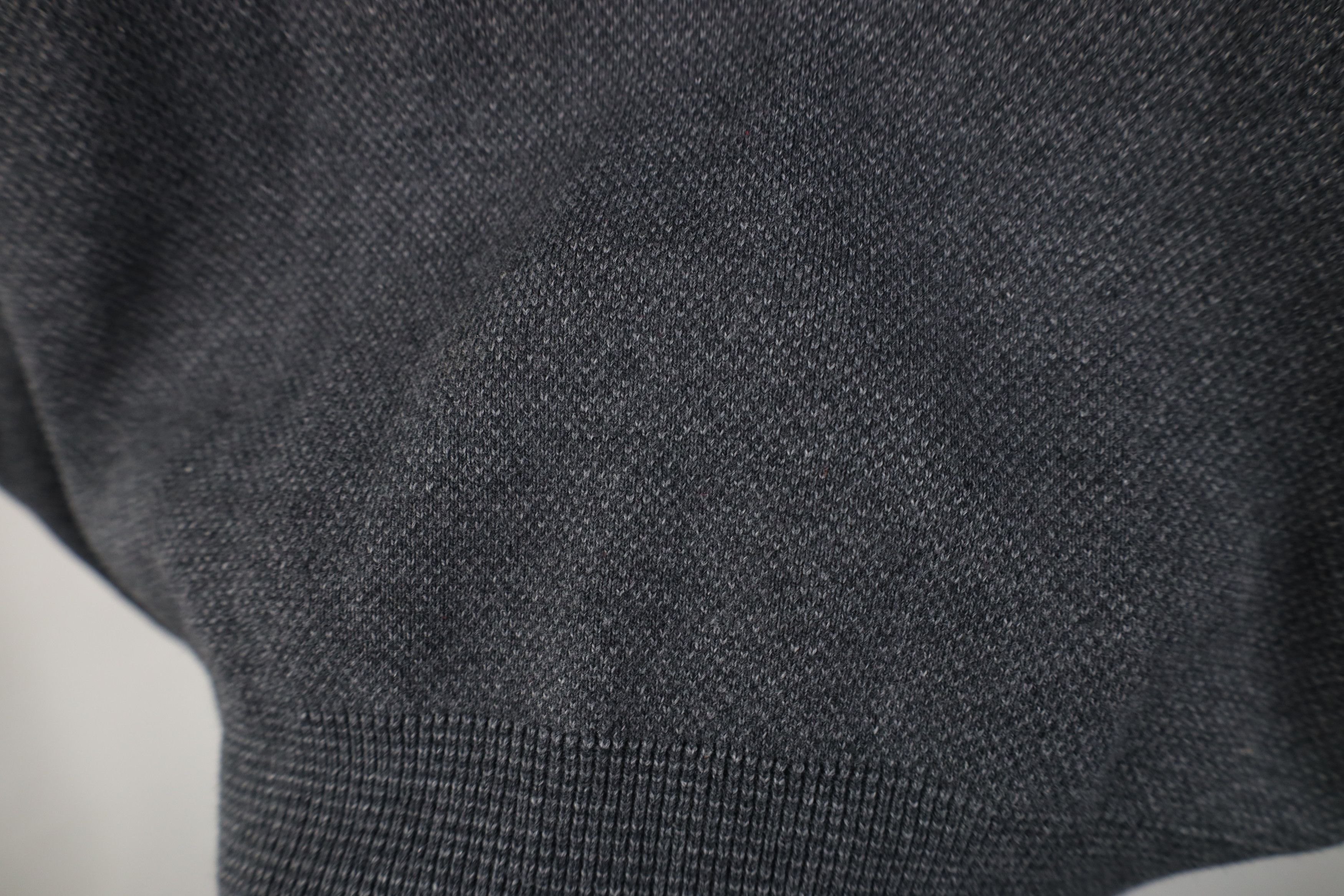 Vintage Vintage 90s Streetwear Cotton Knit V-Neck Sweater Vest Gray Size US XL / EU 56 / 4 - 6 Thumbnail