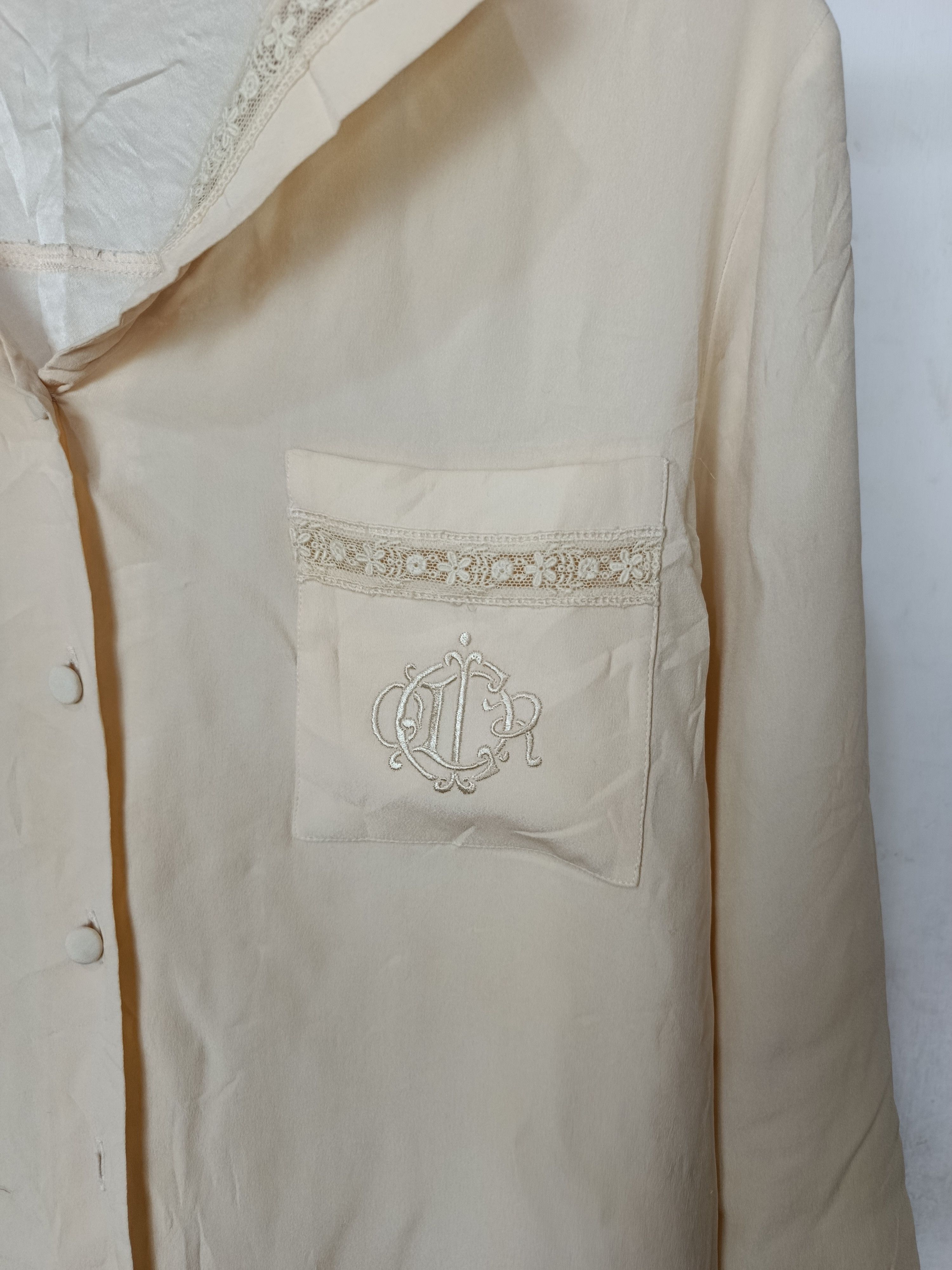 Dior Vintage Christian Dior Lingerie 70-80s Silk Women Size XS / US 0-2 / IT 36-38 - 2 Thumbnail