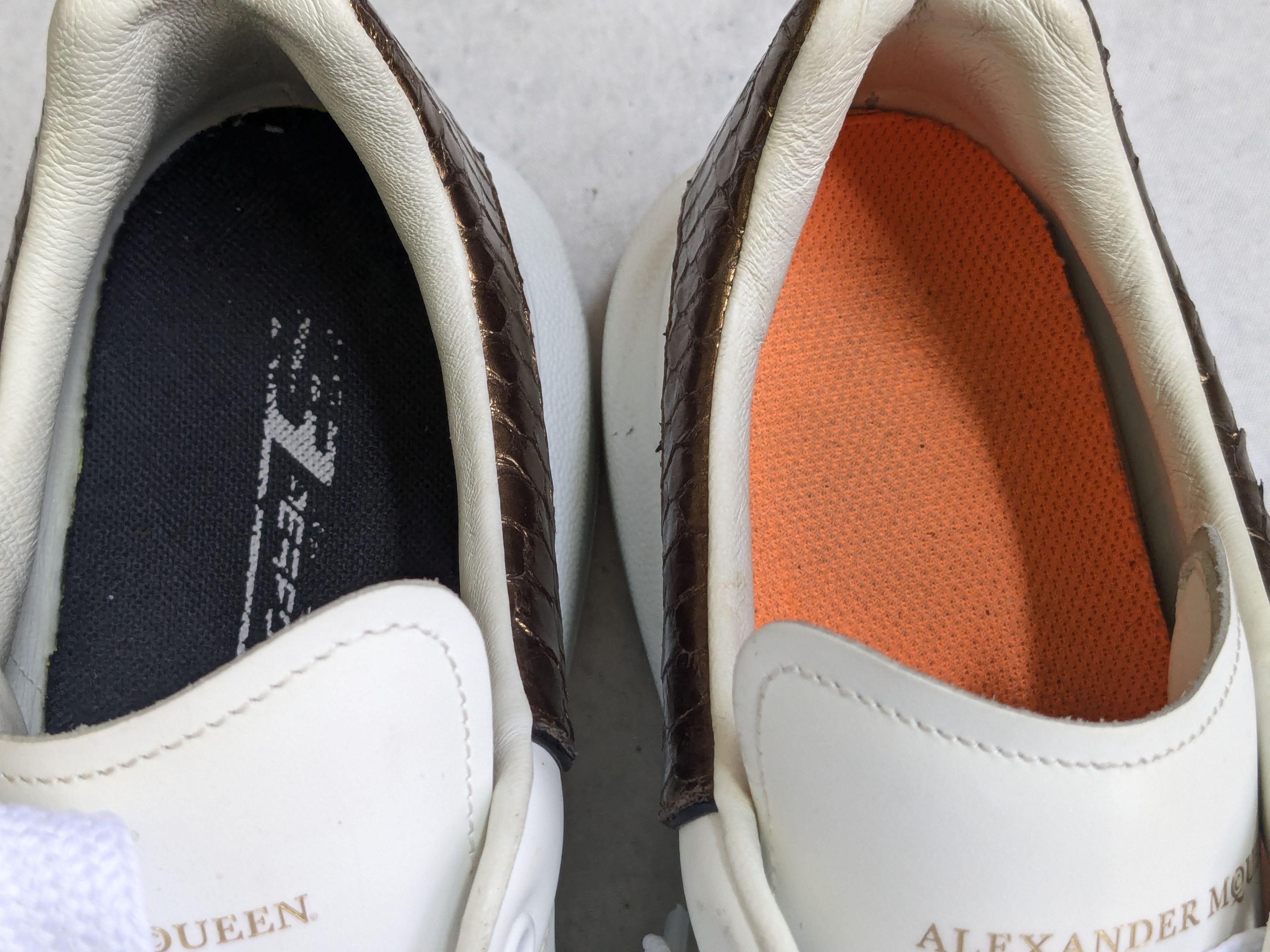 Alexander McQueen Alexander McQueen Larry Oversized Sneakers 12 45 White Brown Size US 12 / EU 45 - 9 Thumbnail