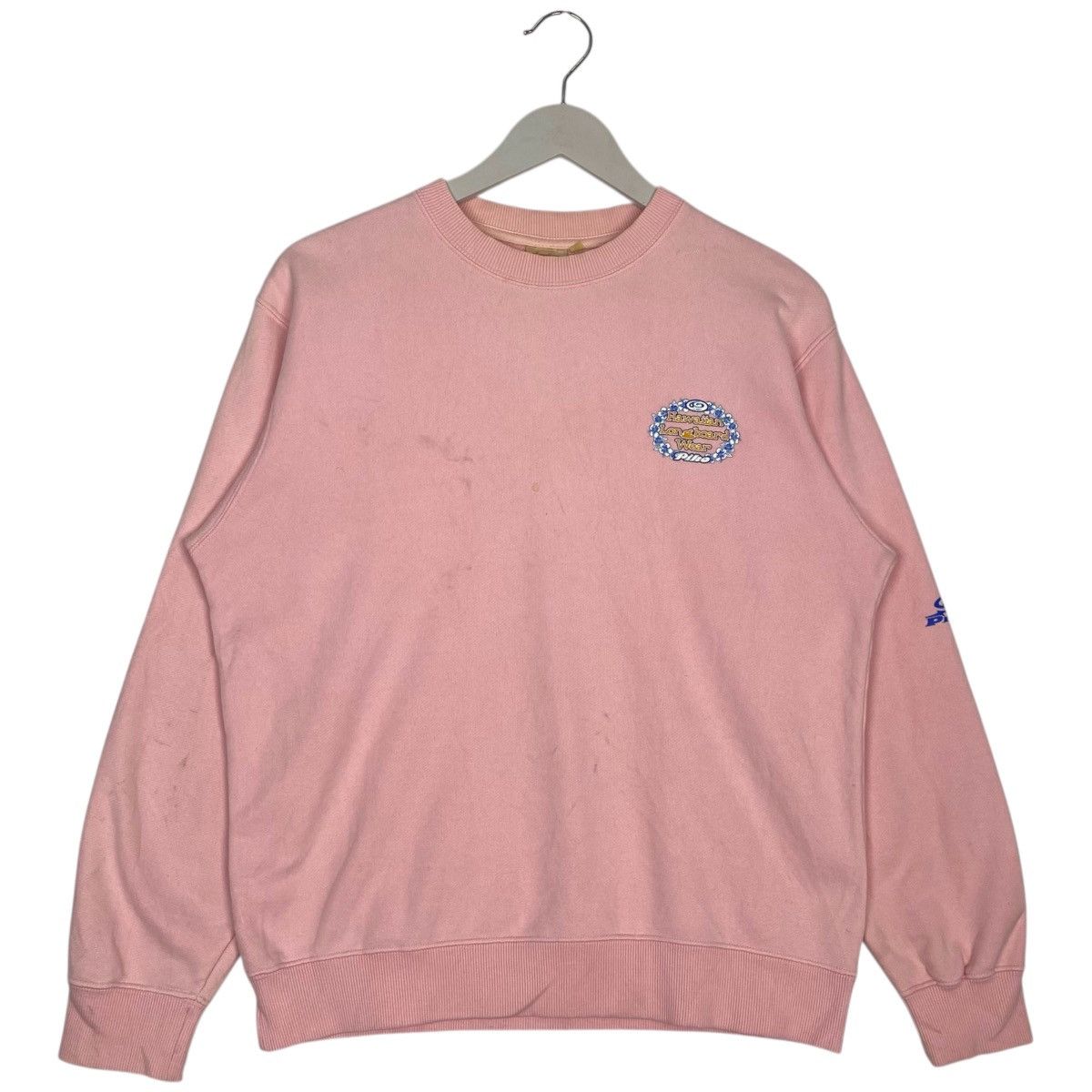 Vintage Vintage Piko Hawaiian Sweatshirt Crewneck Pink Size M Size M / US 6-8 / IT 42-44 - 1 Thumbnail