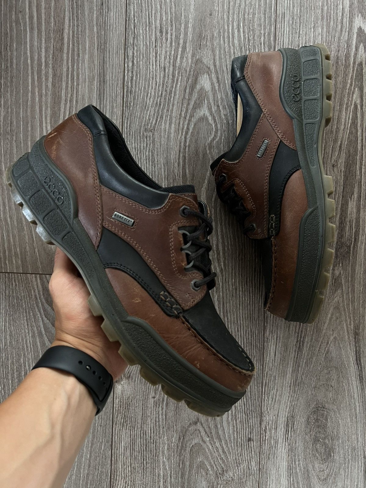 Ecco Vintage Ecco Gore-Tex Leather Casual Old Money GTX Boots Size US 11.5 / EU 44-45 - 2 Thumbnail