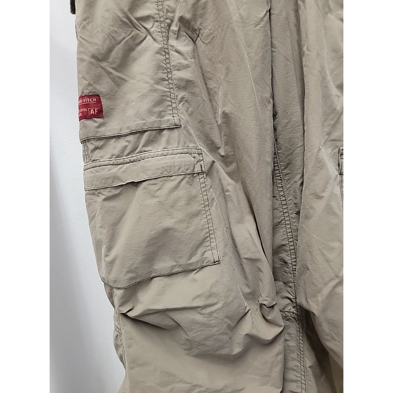 Abercrombie & Fitch VINTAGE Abercrombie & Fitch Cargo Utility Pants Mens S Khaki Cargo Mens Small 34x31 Size US 29 - 4 Thumbnail