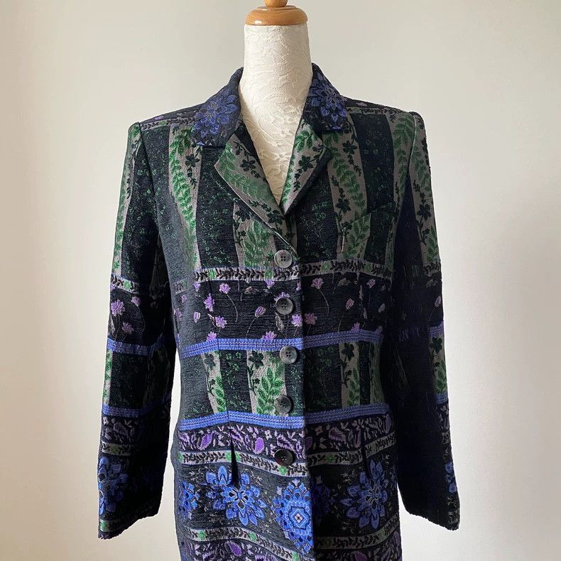 Kenzo KENZO Vintage patchwork long sleeve jacket Size XS / US 0-2 / IT 36-38 - 2 Thumbnail