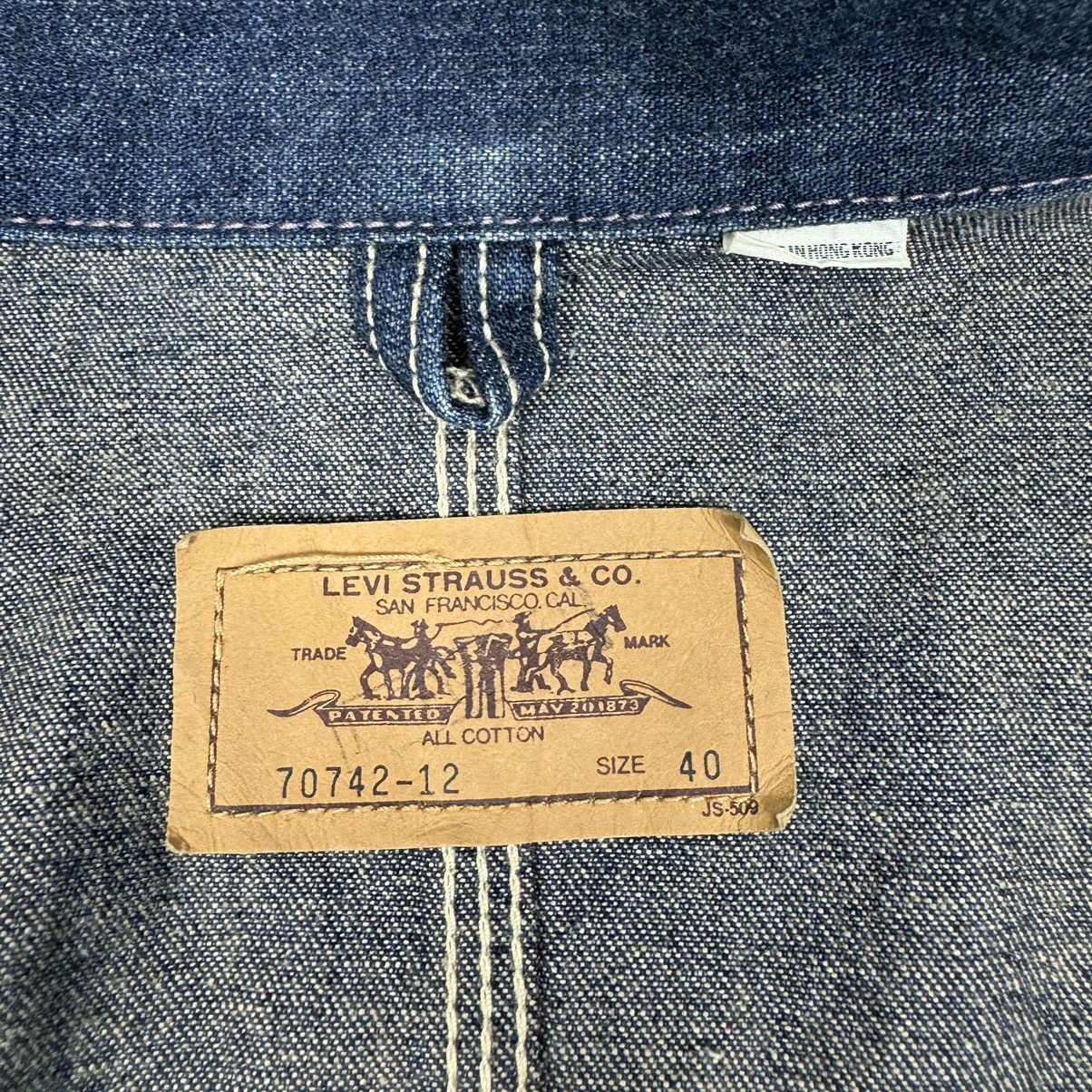 Levi's ⚡️LEVIS DENIM INDIGO WORKWEAR JACKET Size US L / EU 52-54 / 3 - 10 Thumbnail