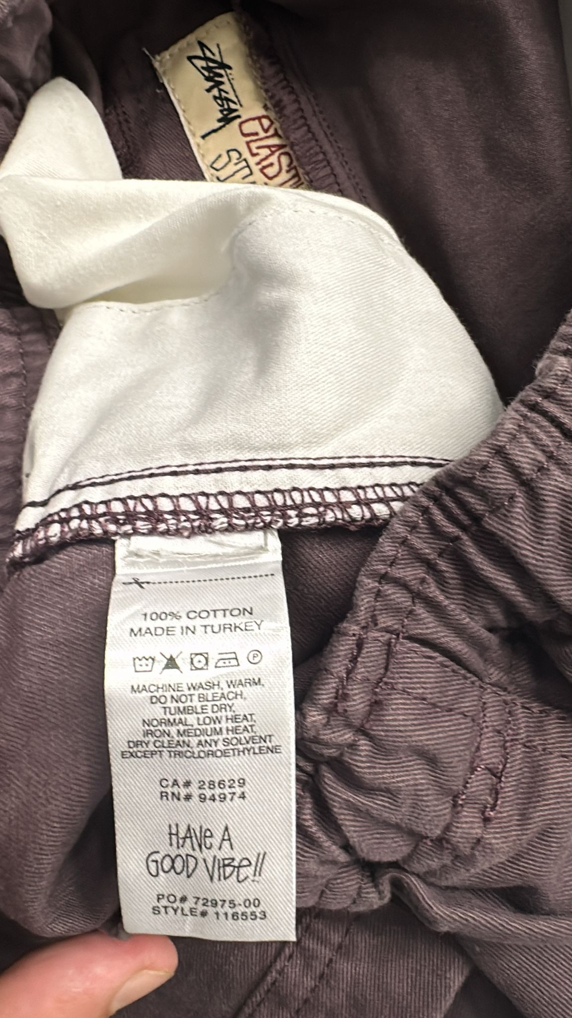 Stussy Stussy Brushed Beach Pant Wine Size Small Size US 30 / EU 46 - 9 Thumbnail