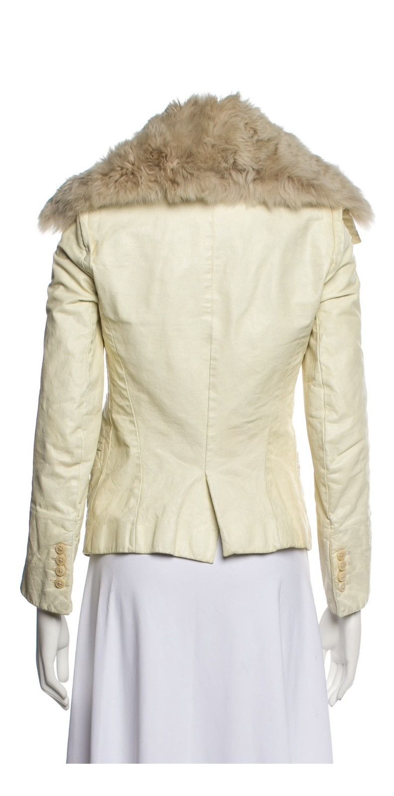 Ann Demeulemeester AW05 Leather Jacket w/ Faux Fur Size S / US 4 / IT 40 - 9 Thumbnail