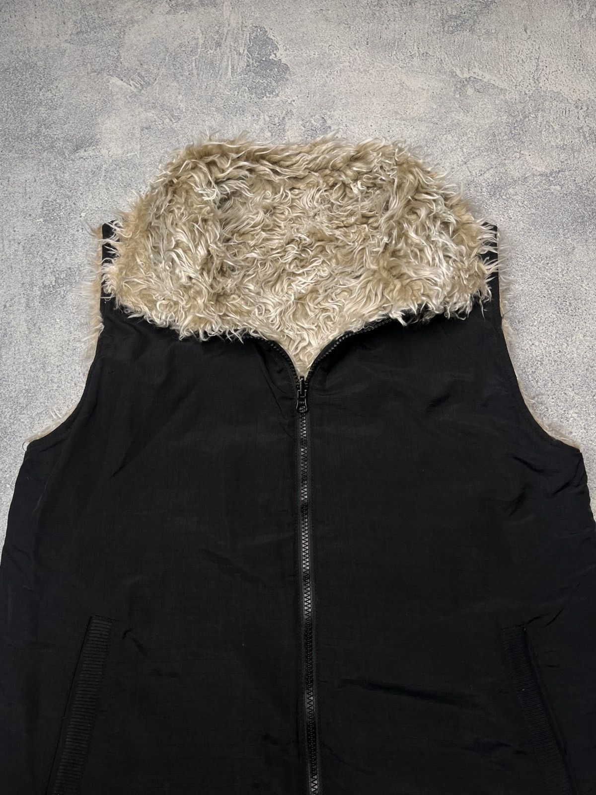 If Six Was Nine Racoon Fur Reversible Vest Gym Master Size US M / EU 48-50 / 2 - 4 Thumbnail