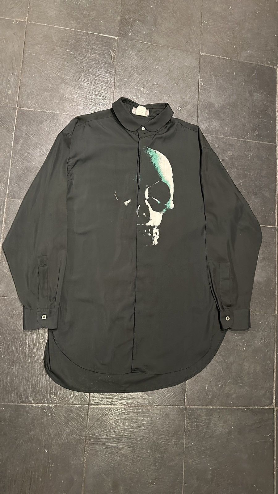 Yohji Yamamoto Yohji Yamamoto AW94 ghost skull button up Size US XL / EU 56 / 4 - 1 Thumbnail
