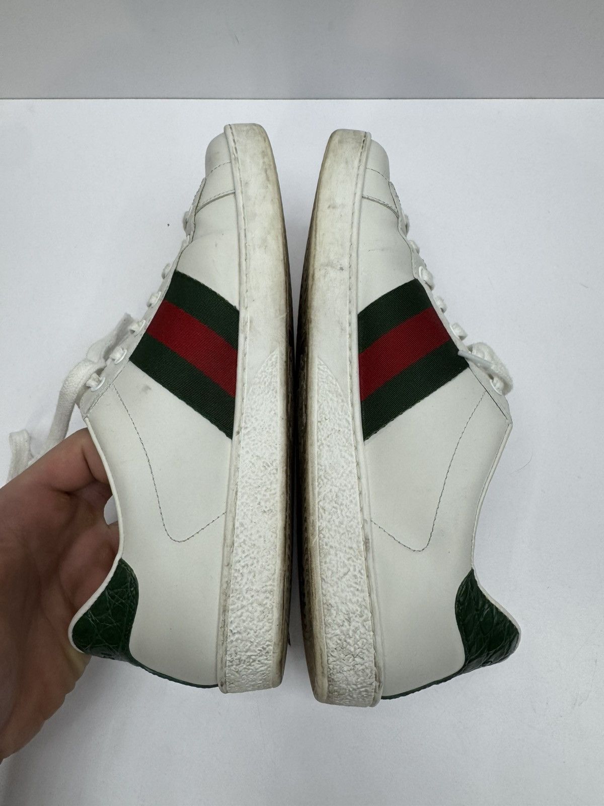 Gucci Gucci ace leather sneakers Size US 9.5 / EU 42-43 - 9 Thumbnail