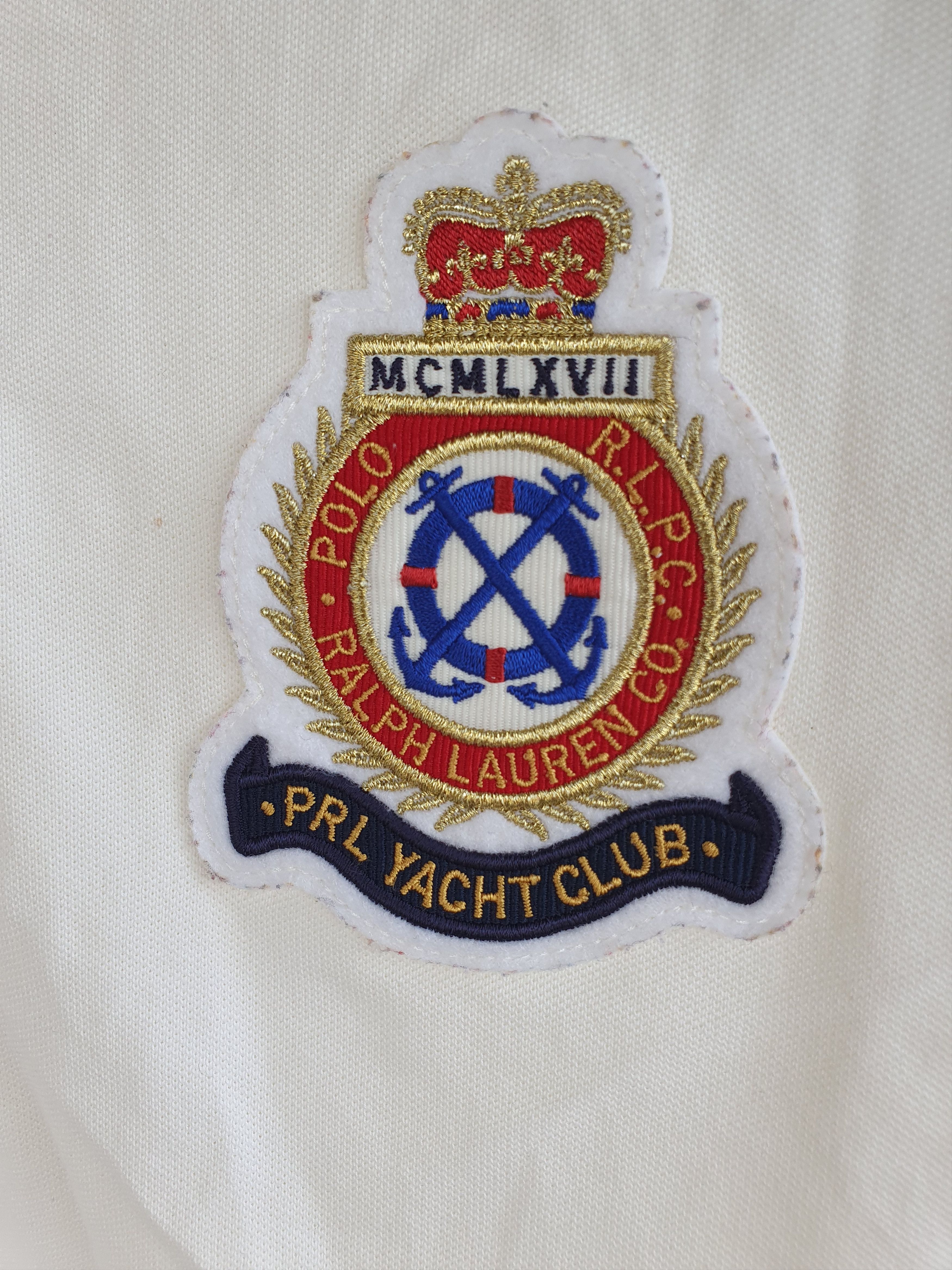 Polo Ralph Lauren Polo Ralph Lauren Slim Fit Crest Polo Shirt Yacht Club sz L Size L / US 10 / IT 46 - 4 Thumbnail
