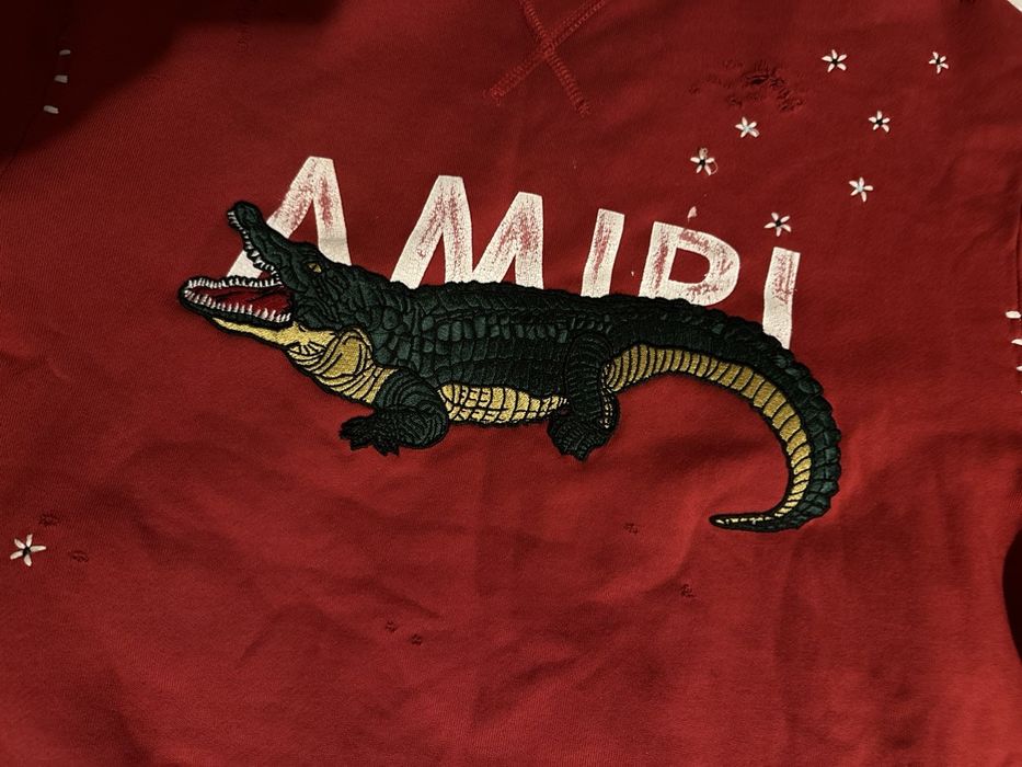 Amiri alligator clearance sweater