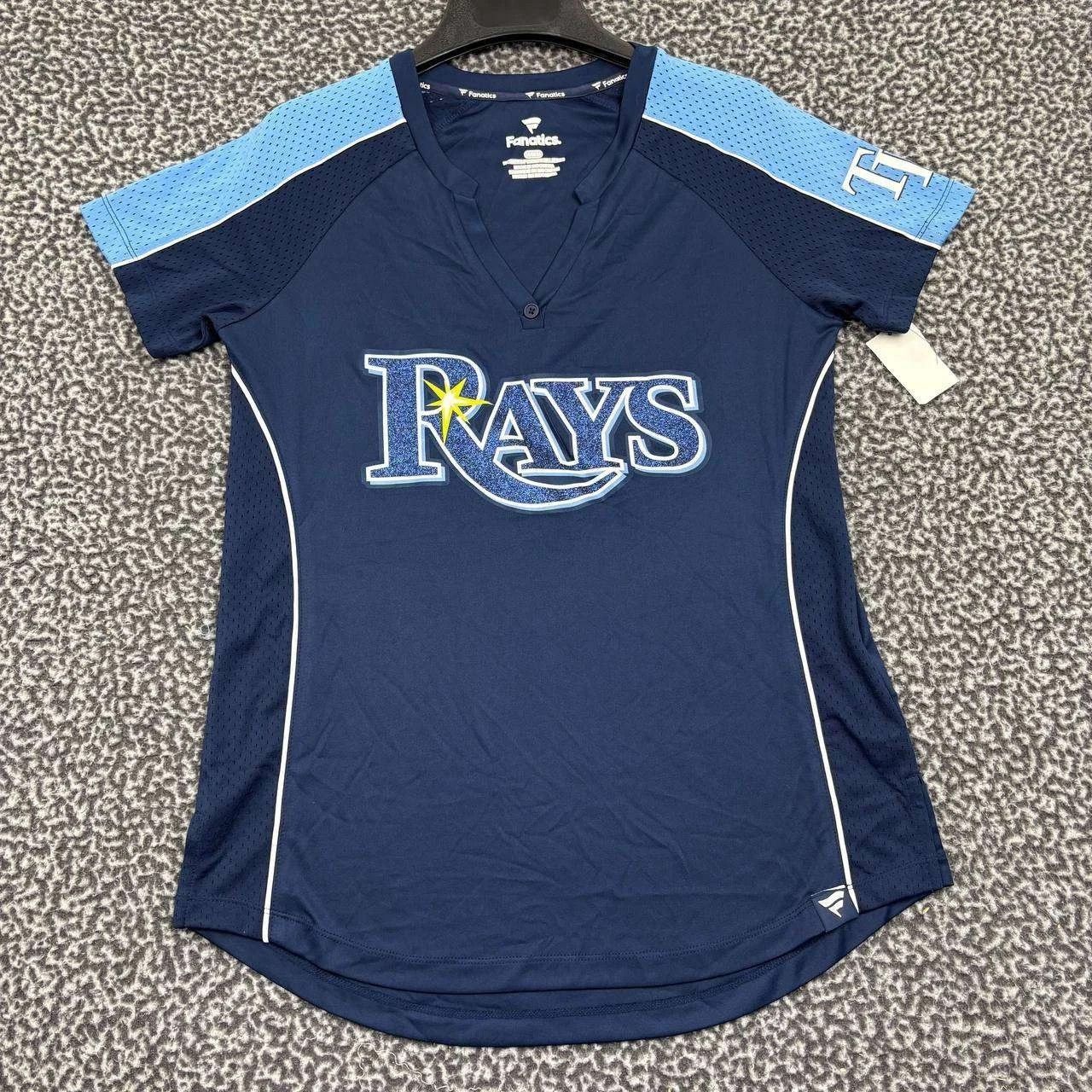 Other Tampa Bay Rays Shirt Women Blue Fanatics Short Sleeve New M Size M / US 6-8 / IT 42-44 - 1 Thumbnail